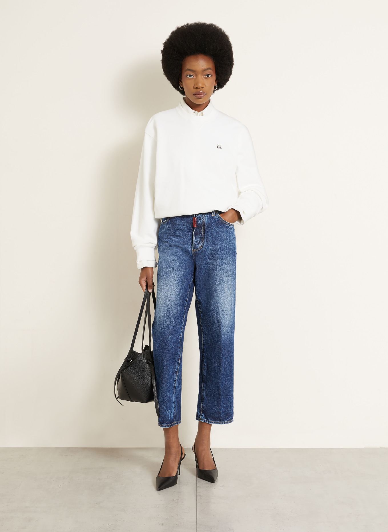 DSQUARED2 Sweatshirt: WHITE