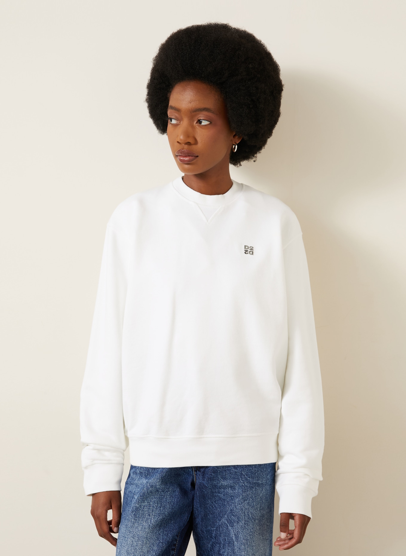 DSQUARED2 Sweatshirt: WHITE