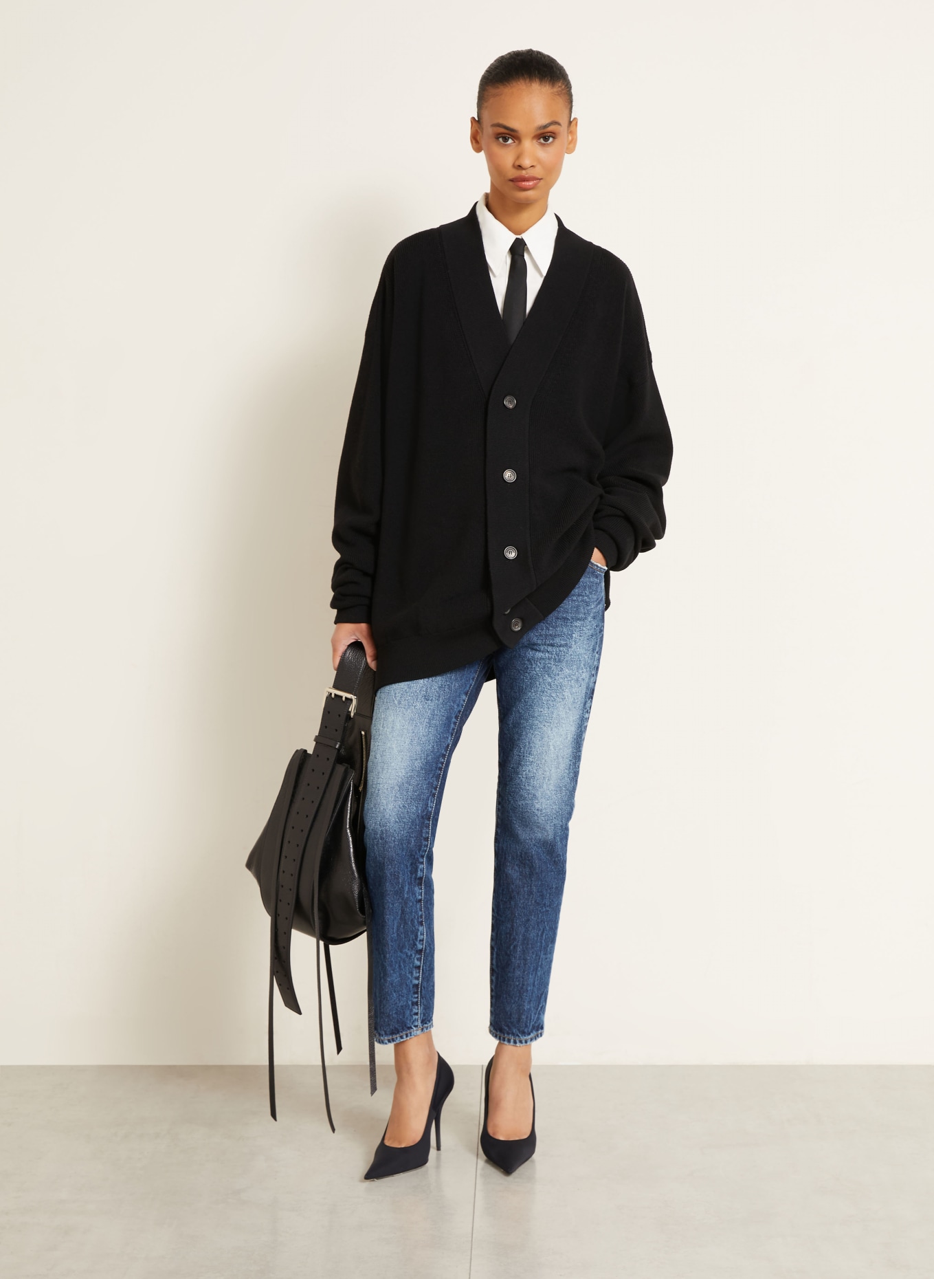 DSQUARED2 Jean cropped TEDDY: 470 NAVY BLUE
