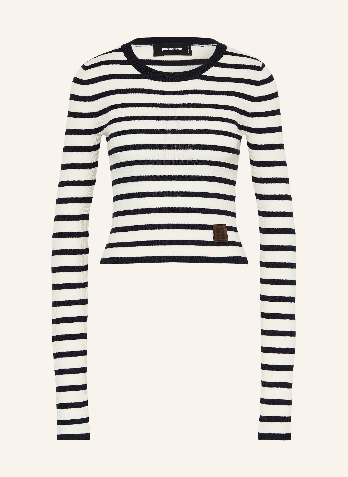 DSQUARED2 Pull: ÉCRU / NOIR