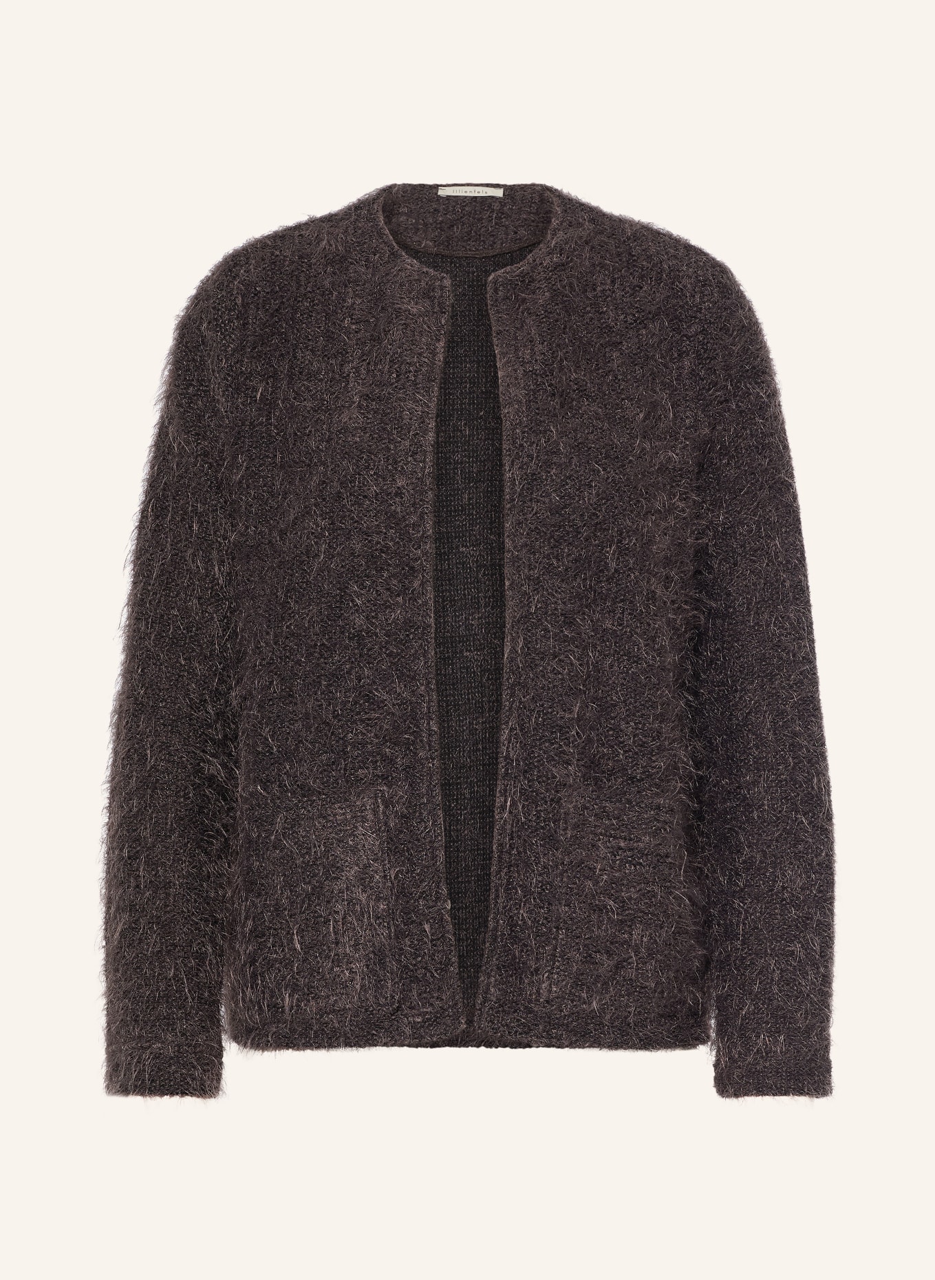 lilienfels Knit wrap: DARK BROWN