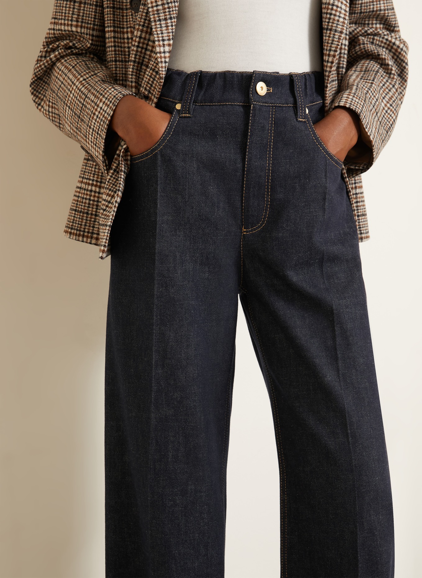 BRUNELLO CUCINELLI Wide Leg Jeans: C001 blue