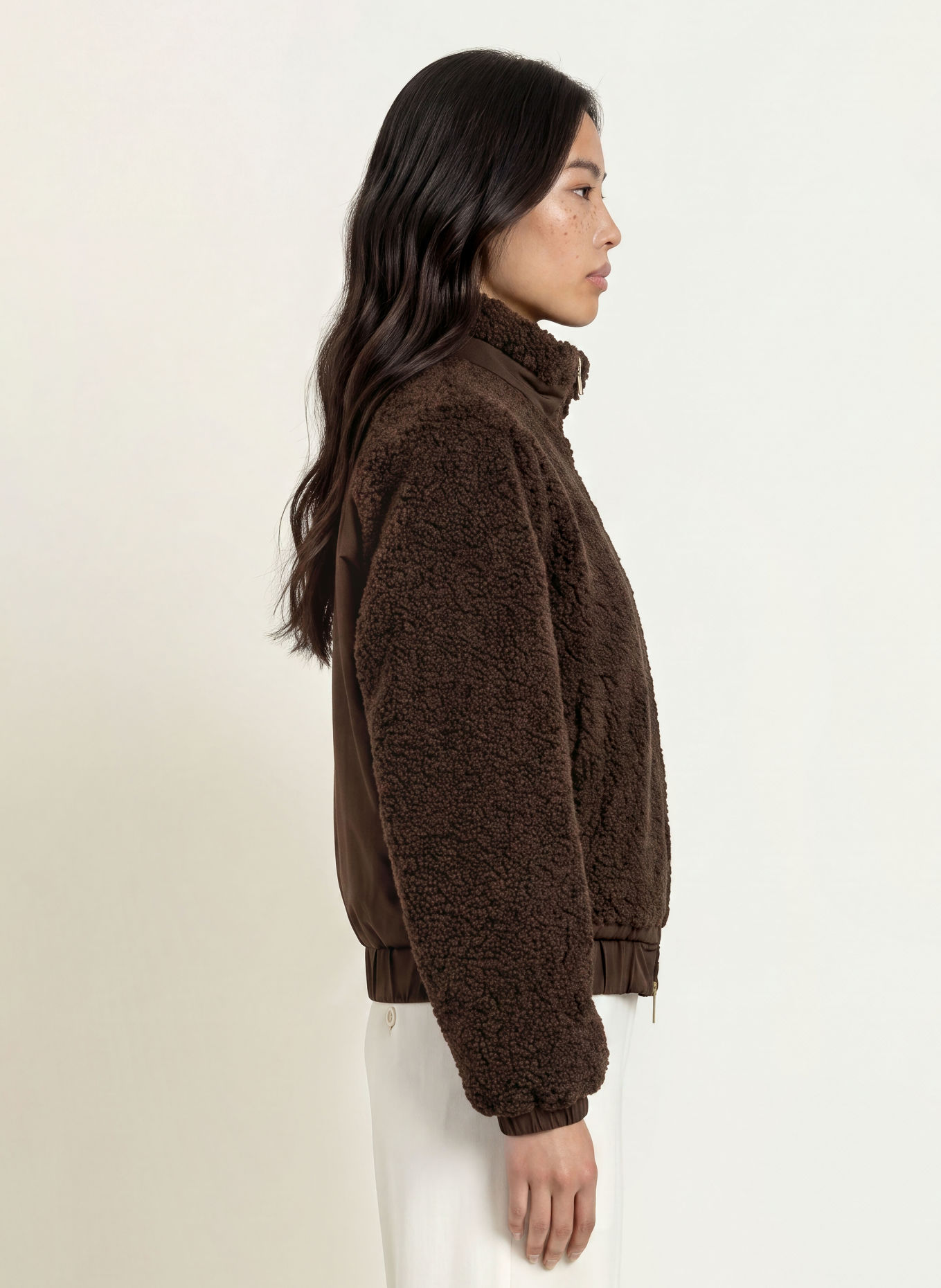 darling harbour Teddyjas van gemengde materialen: DARK BROWN
