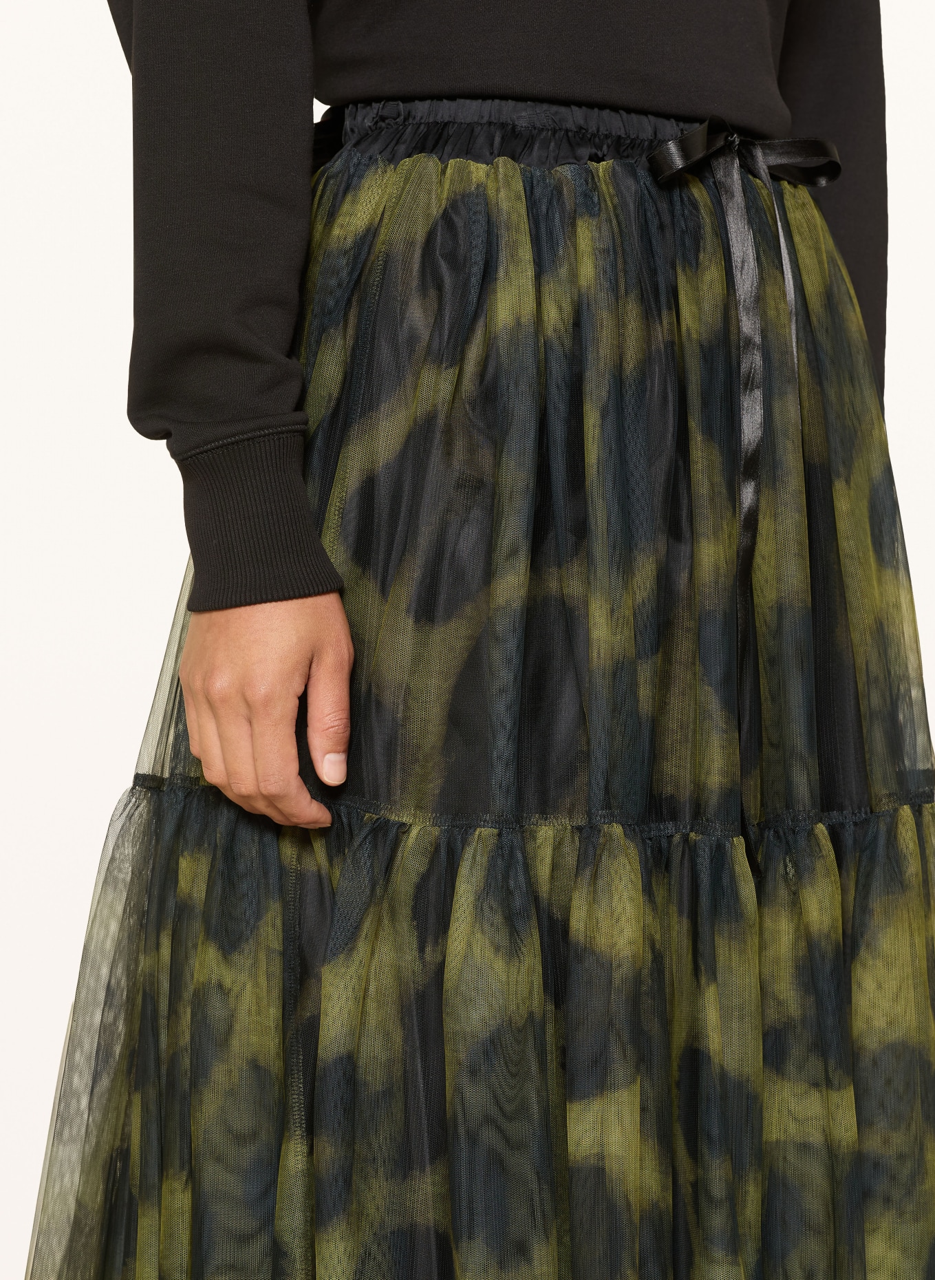 miss goodlife Tule rok: GROEN / DONKERBLAUW