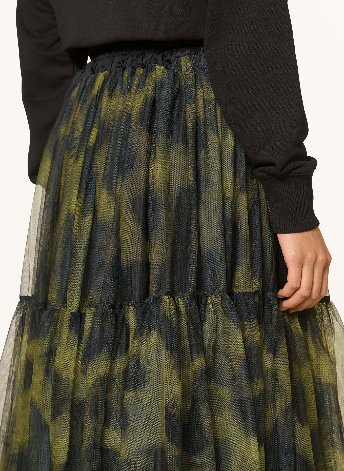 miss goodlife Tule rok: GROEN / DONKERBLAUW