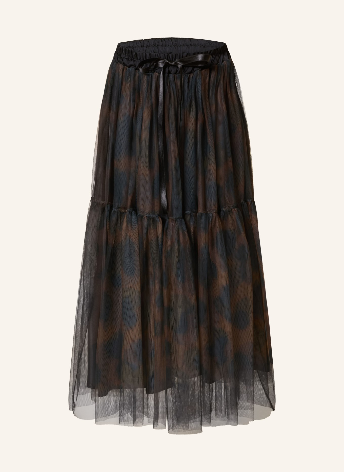miss goodlife Tule rok: MARRON FONCÉ / DONKERBLAUW