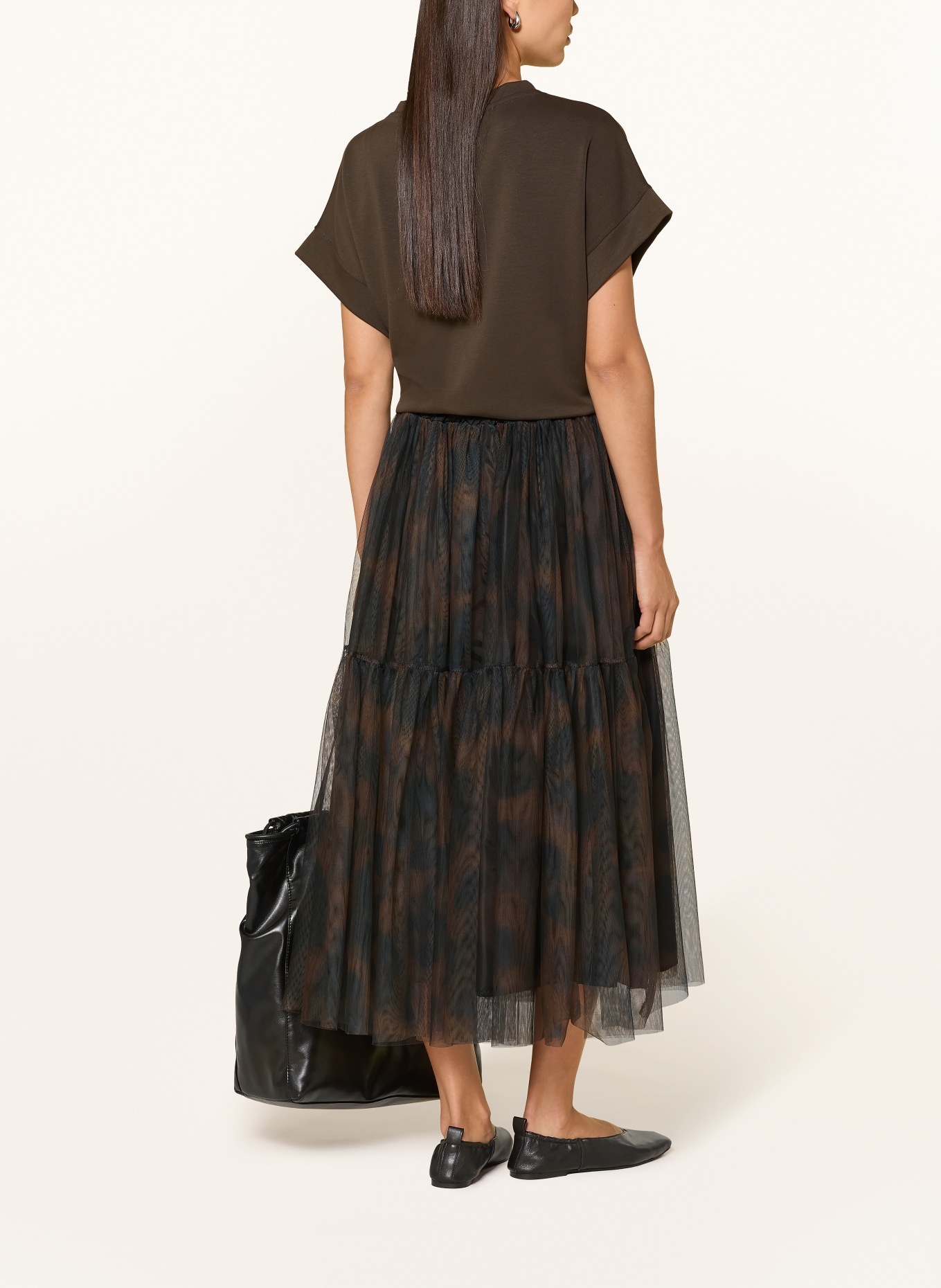 miss goodlife Tule rok: MARRON FONCÉ / DONKERBLAUW