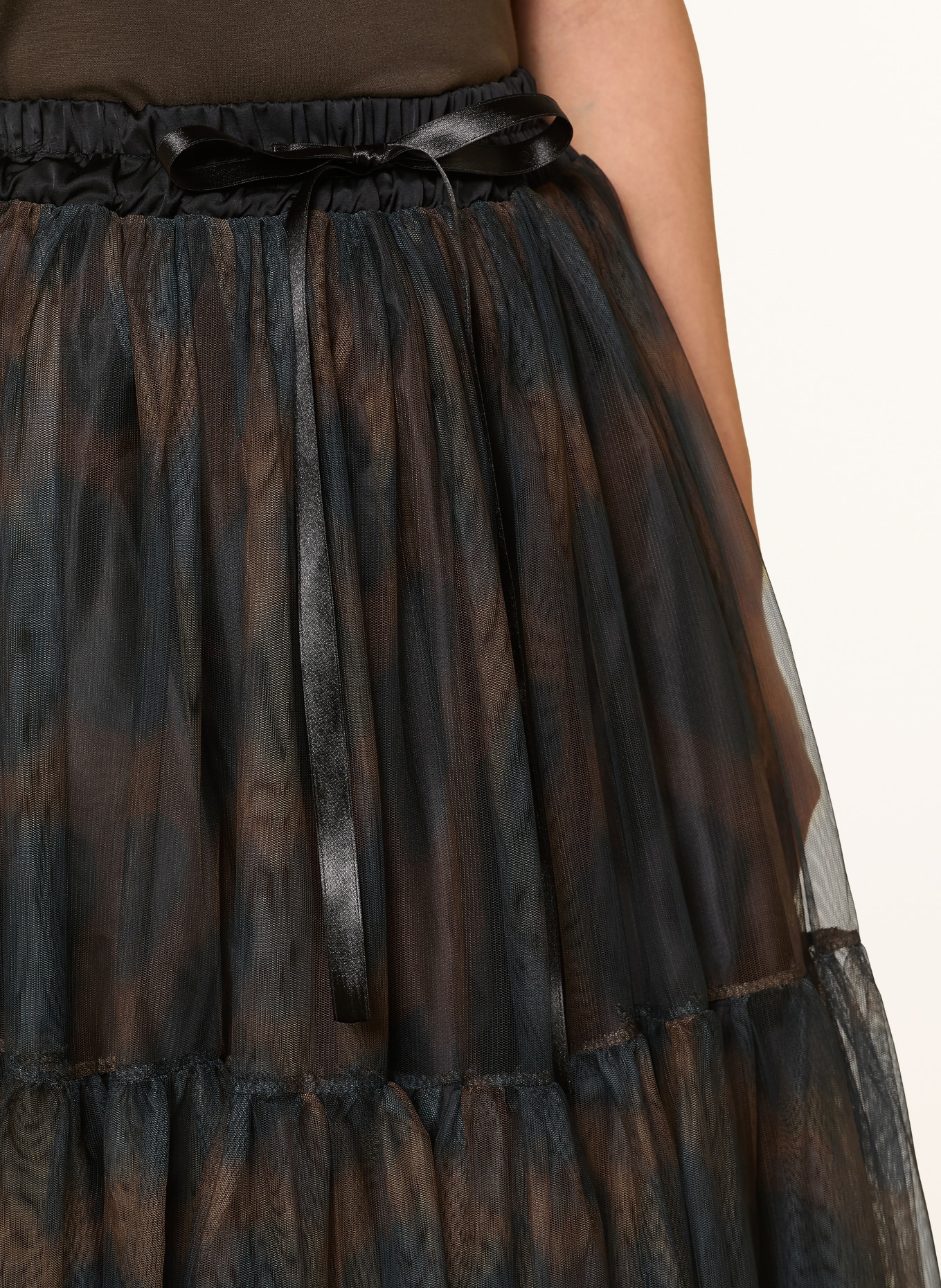 miss goodlife Tule rok: MARRON FONCÉ / DONKERBLAUW