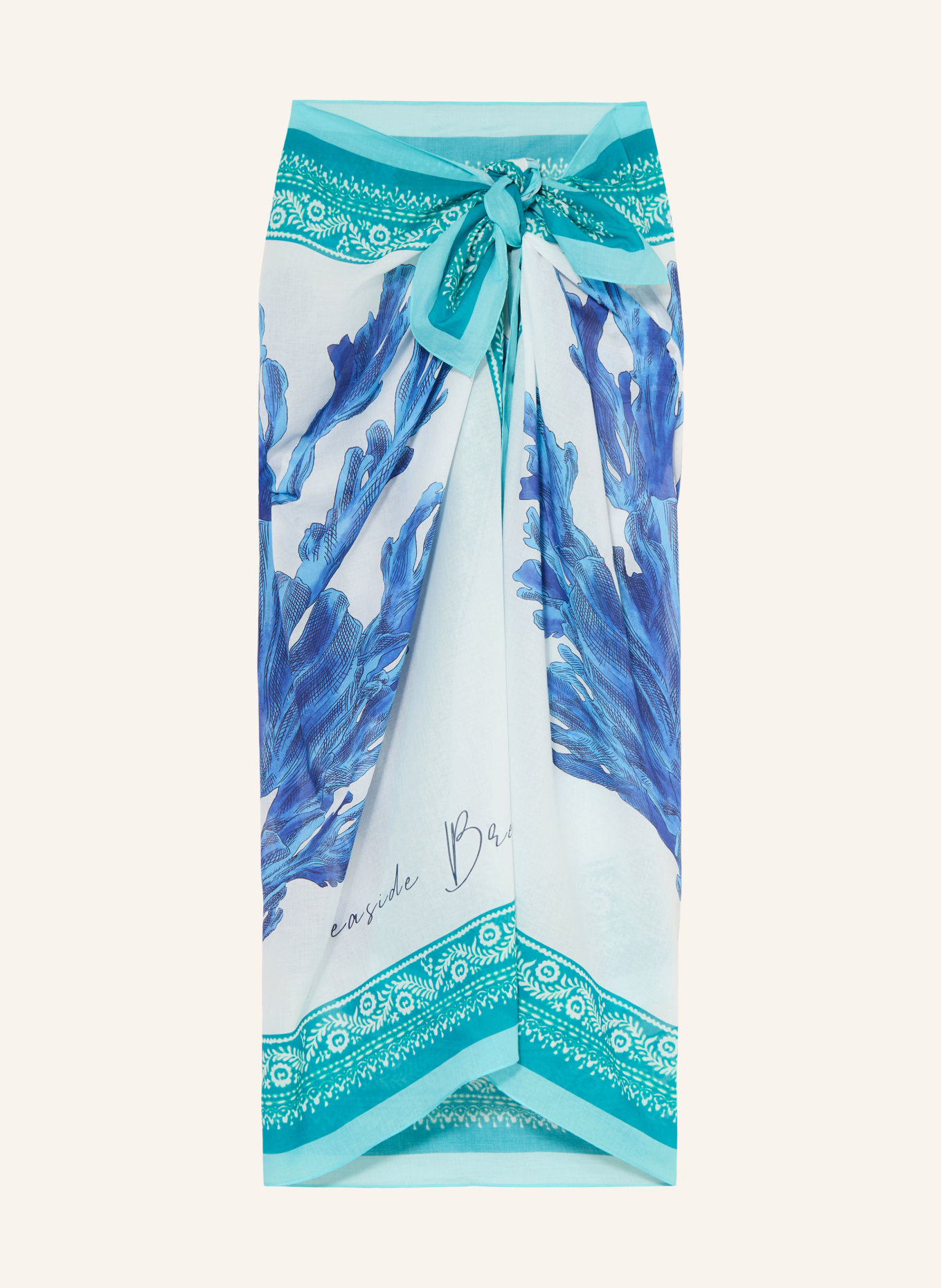 Charmline Pareo: TÜRKIS / BLAU / WEISS