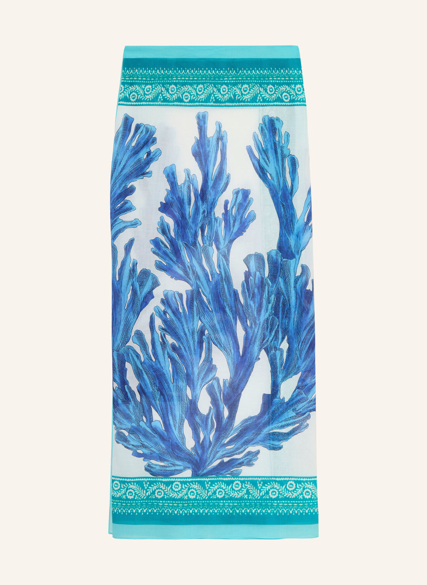 Charmline Pareo: TÜRKIS / BLAU / WEISS