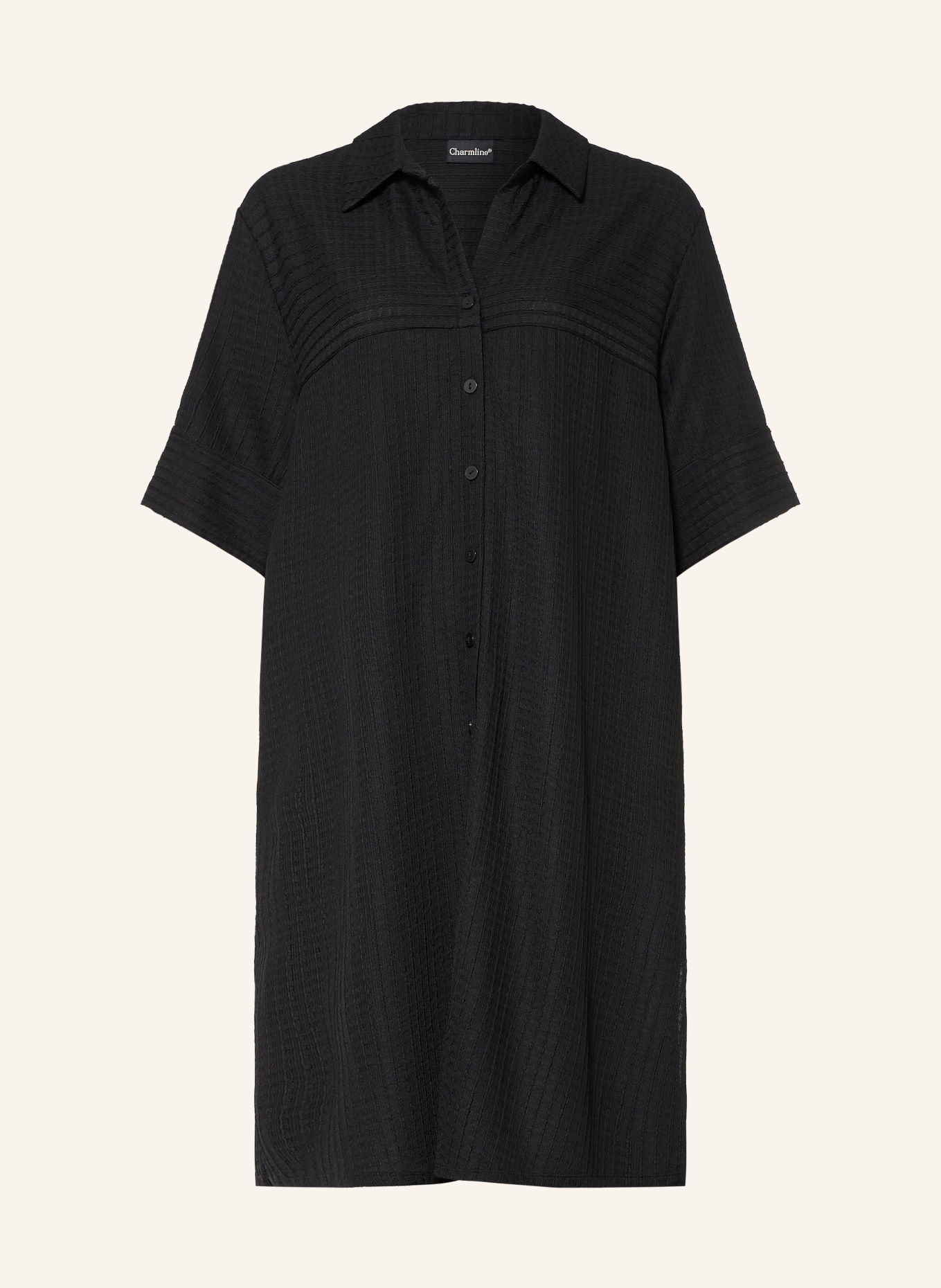 Charmline Strandkleid SEASIDE BREEZE aus Jersey: SCHWARZ