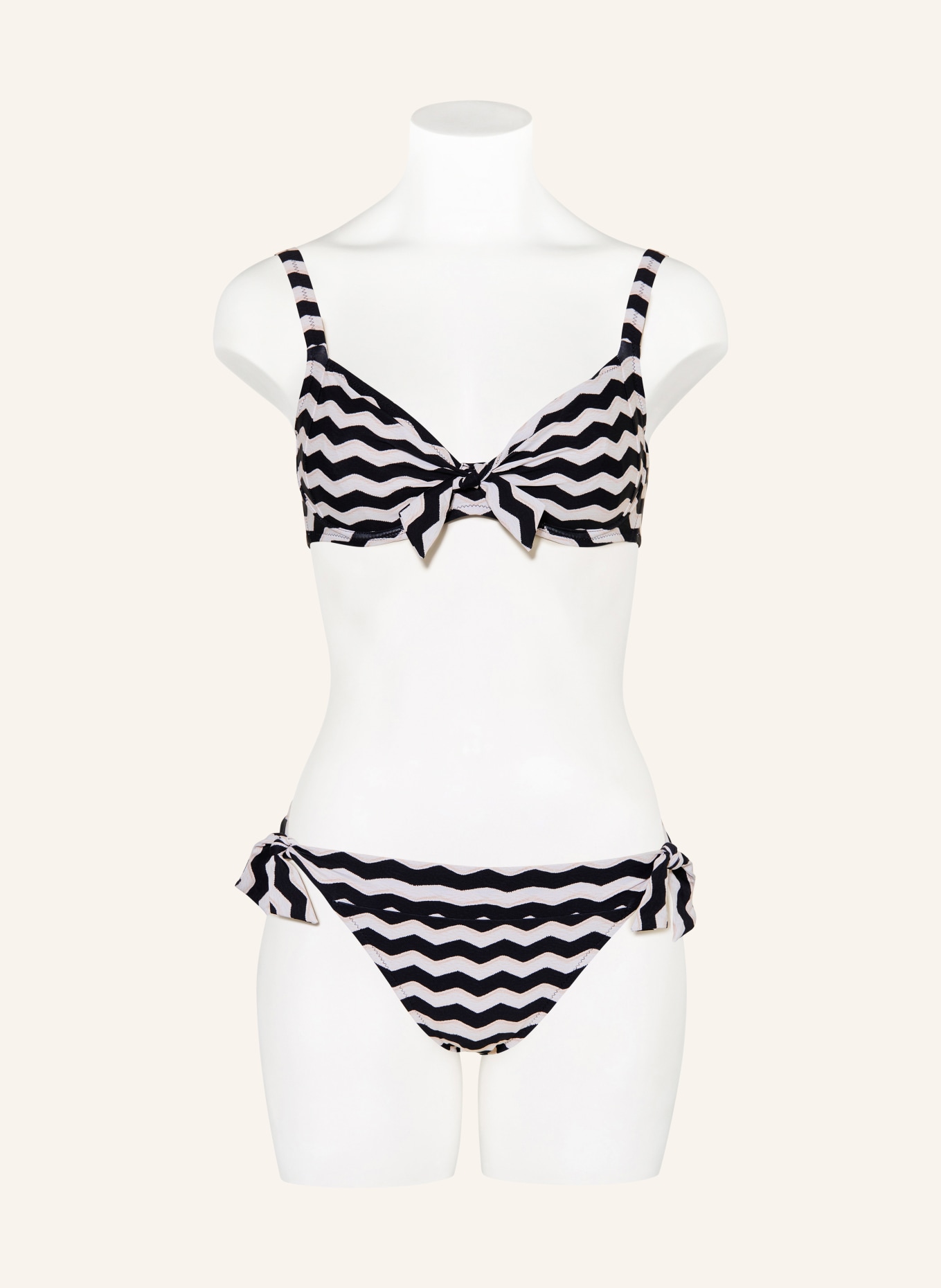 Lidea Dół od bikini trójkątnego SANDWAVE: CZARNY / JASNOBRĄZOWY / BIAŁY