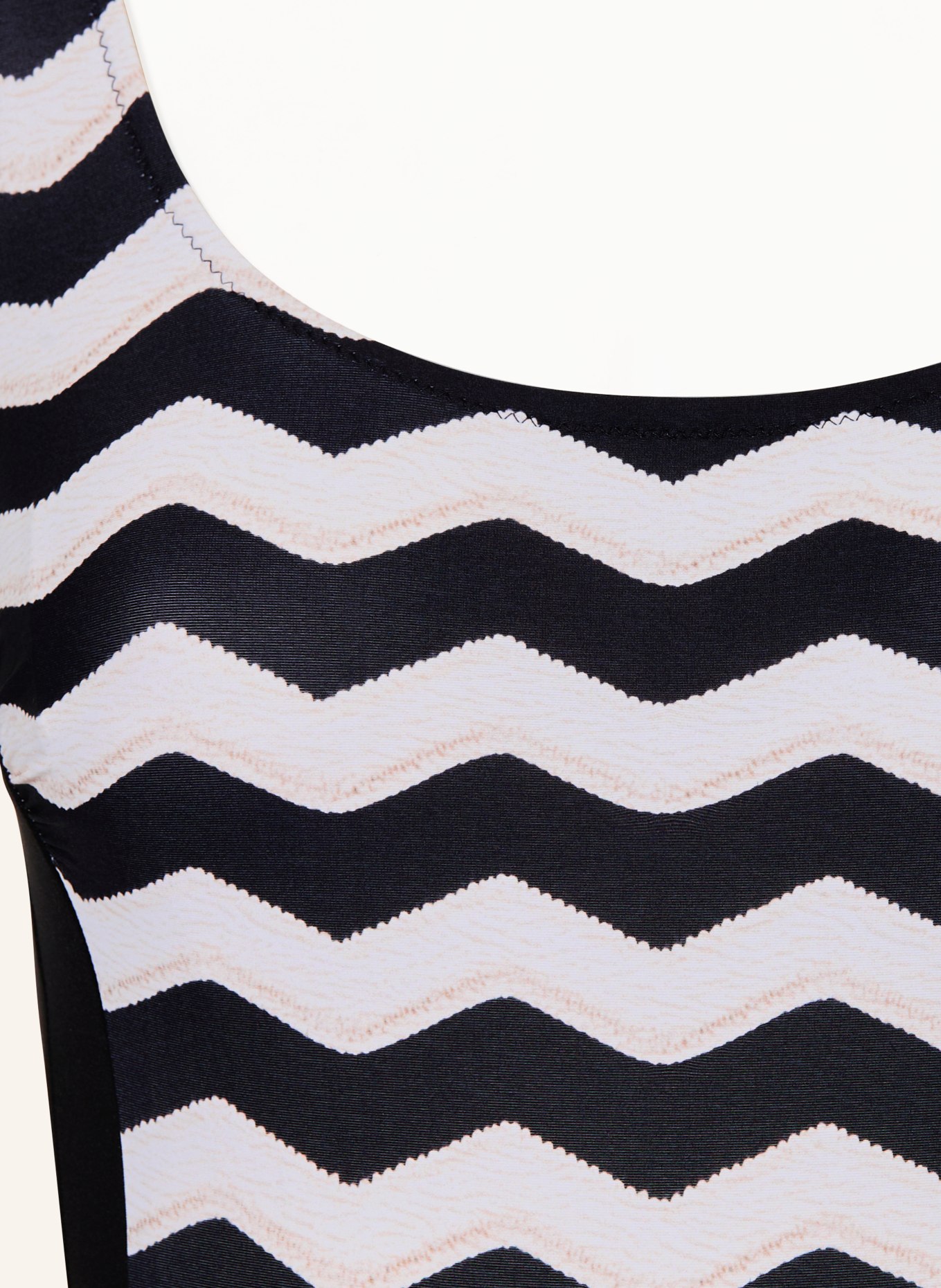 Lidea Badeanzug SANDWAVE: SCHWARZ / HELLBRAUN / WEISS