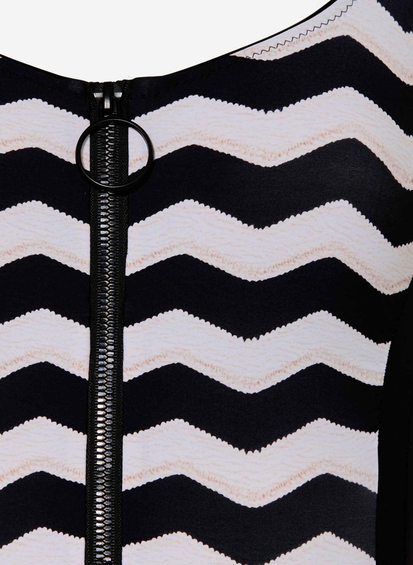 Lidea SANDWAVE Swimsuit: BLACK / LIGHT BROWN / CREAM