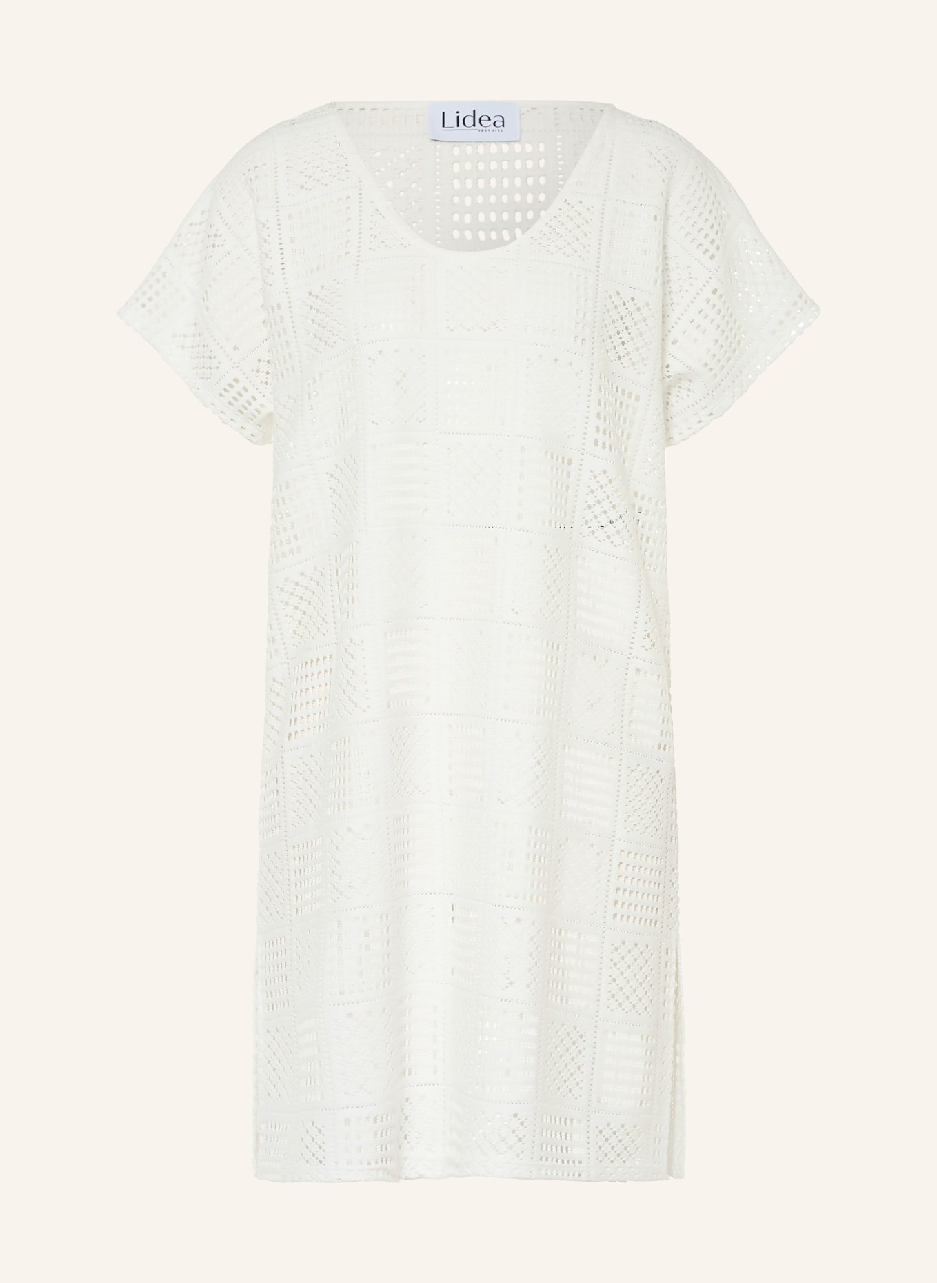 Lidea SANDWAVE Beach dress: WHITE