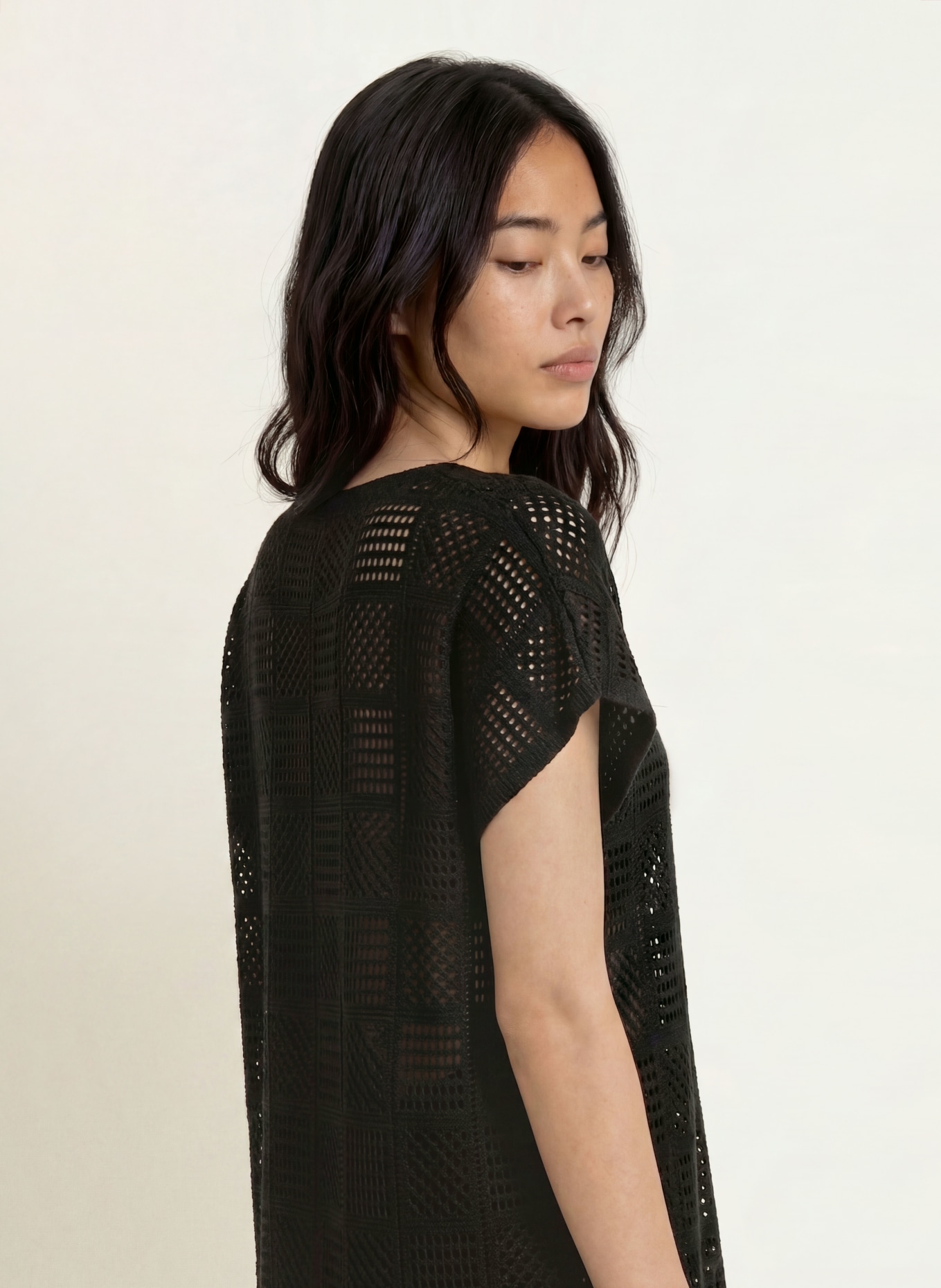 Lidea SANDWAVE Beach dress: BLACK