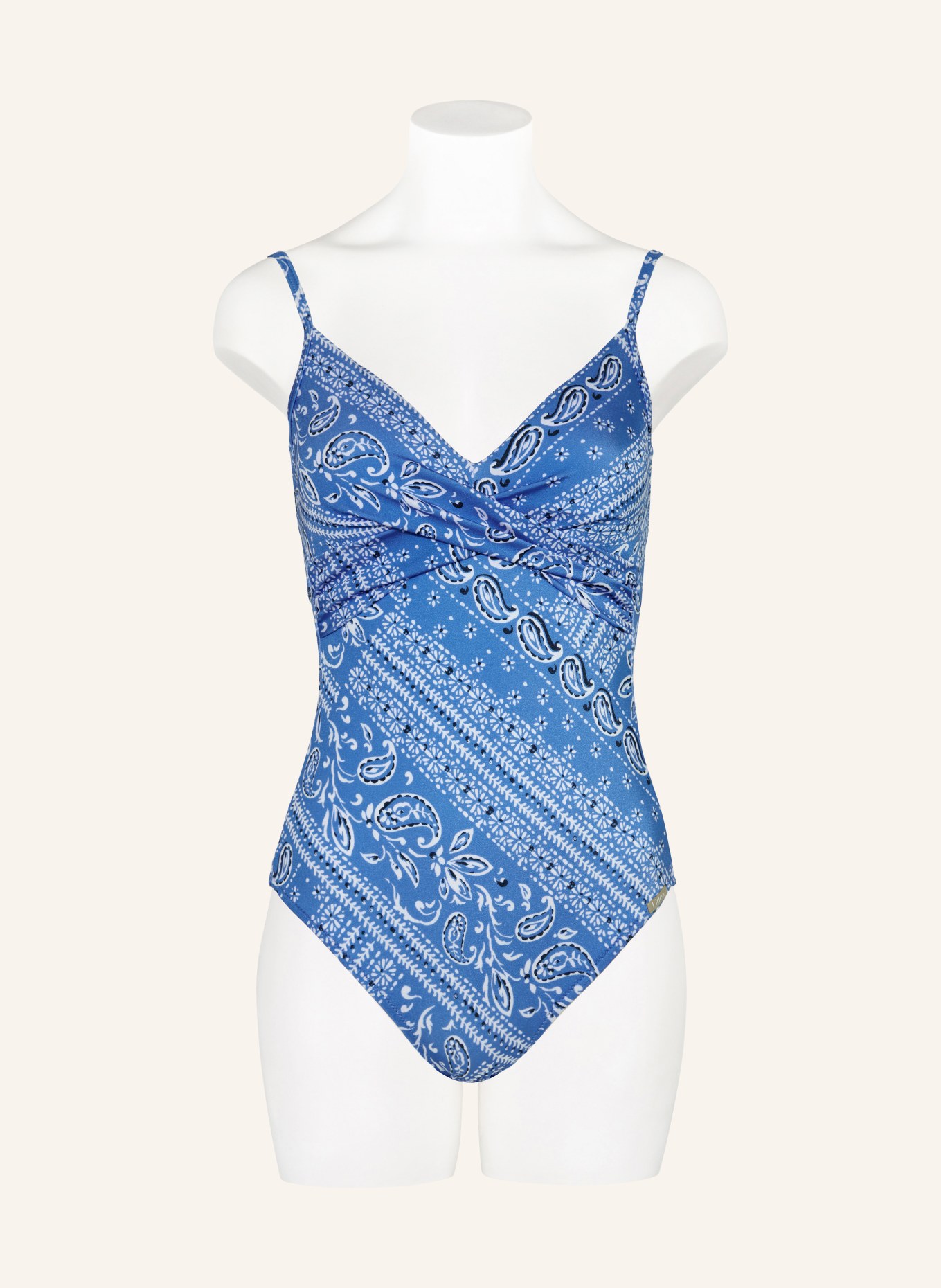 Lidea BANDANA Swimsuit: LIGHT BLUE / DARK BLUE / WHITE
