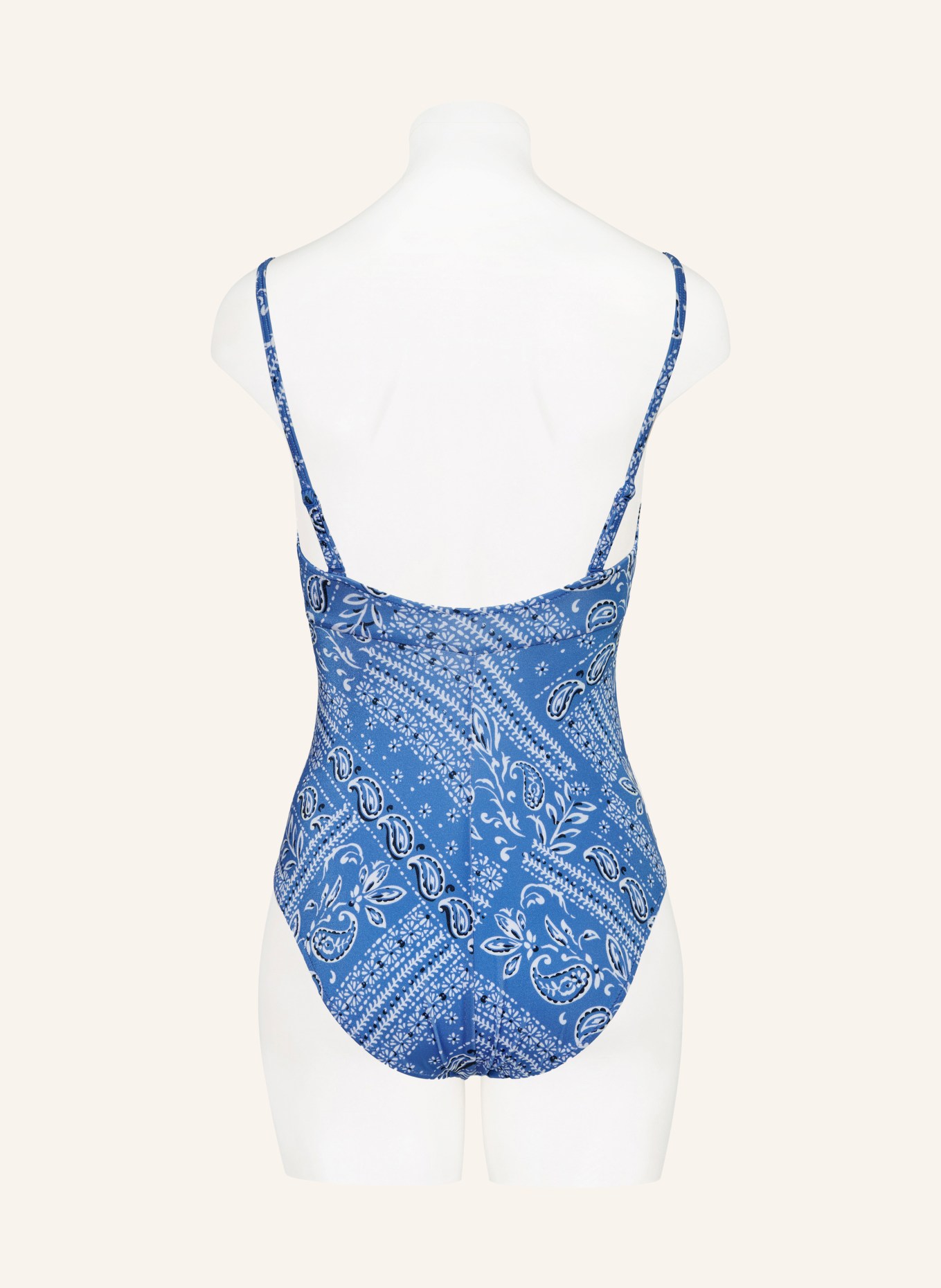 Lidea BANDANA Swimsuit: LIGHT BLUE / DARK BLUE / WHITE
