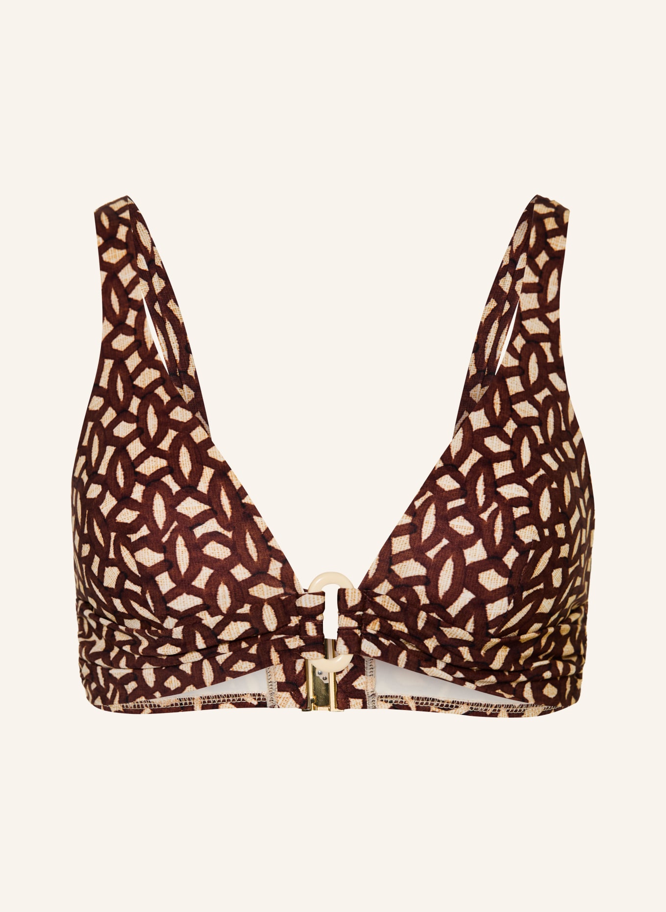 MARYAN MEHLHORN Bralette-Bikini-Top TERRAE: BRAUN / HELLBRAUN