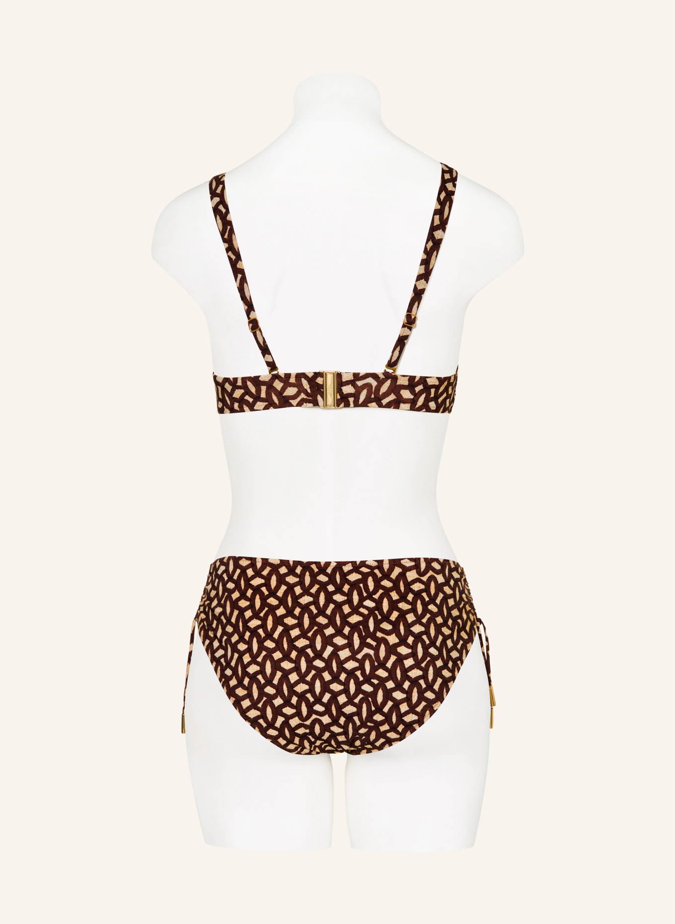 MARYAN MEHLHORN Bralette-Bikini-Top TERRAE: BRAUN / HELLBRAUN