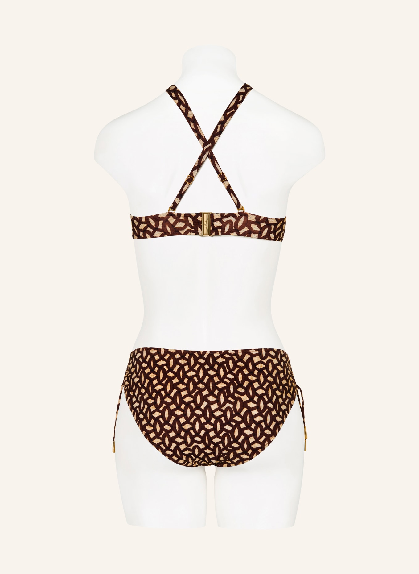 MARYAN MEHLHORN Bralette-Bikini-Top TERRAE: BRAUN / HELLBRAUN