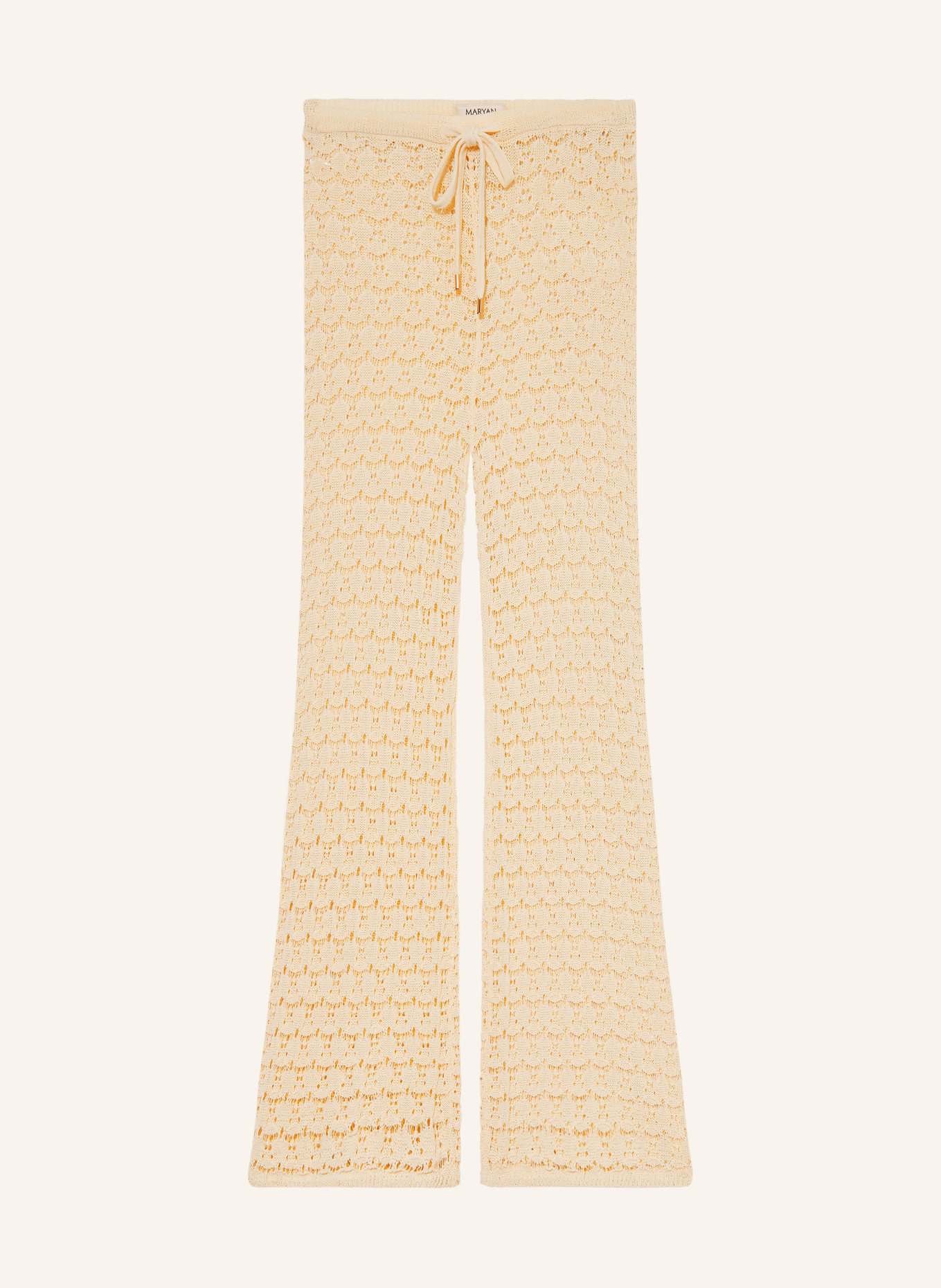 MARYAN MEHLHORN Strickhose SERENITY: ECRU