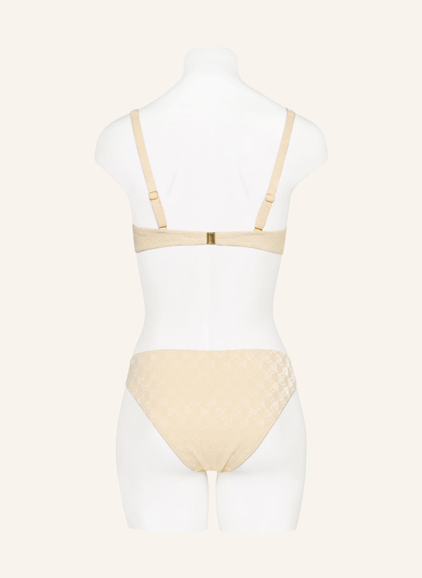 MARYAN MEHLHORN Bralette-Bikini-Top SERENITY: ECRU / BRAUN