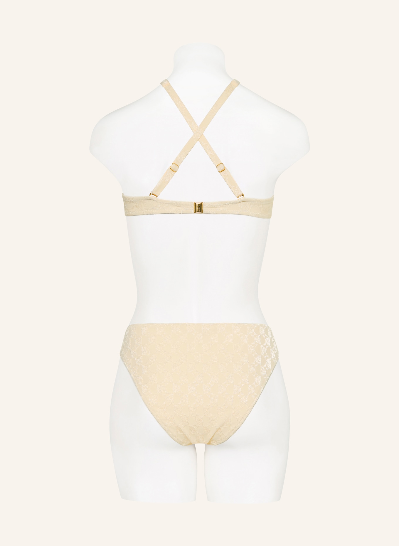 MARYAN MEHLHORN Bralette-Bikini-Top SERENITY: ECRU / BRAUN