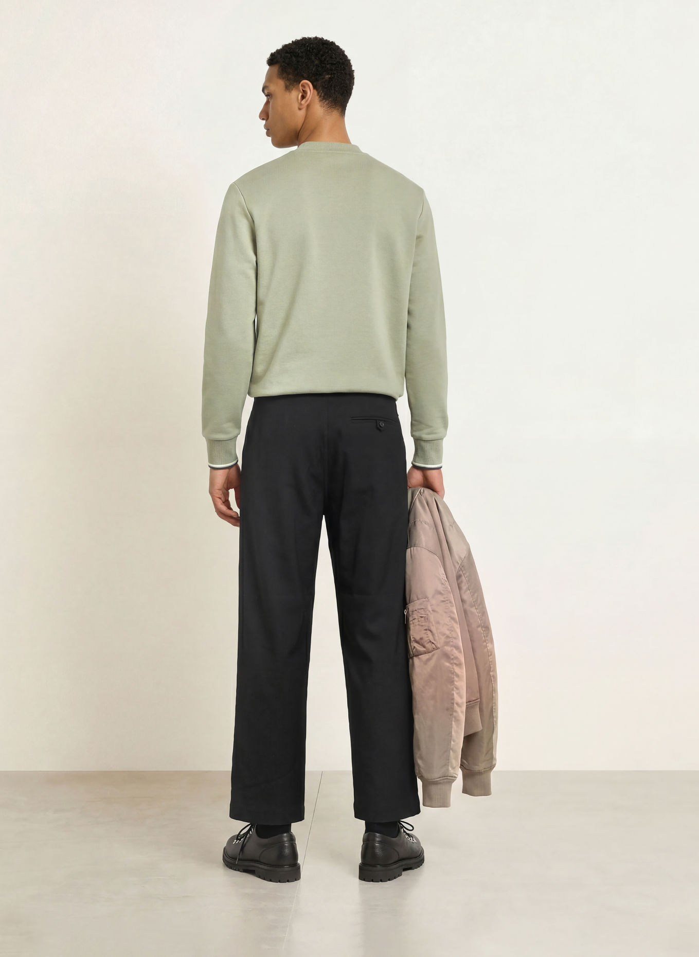 FRED PERRY Bukser med almindelig pasform: SORT