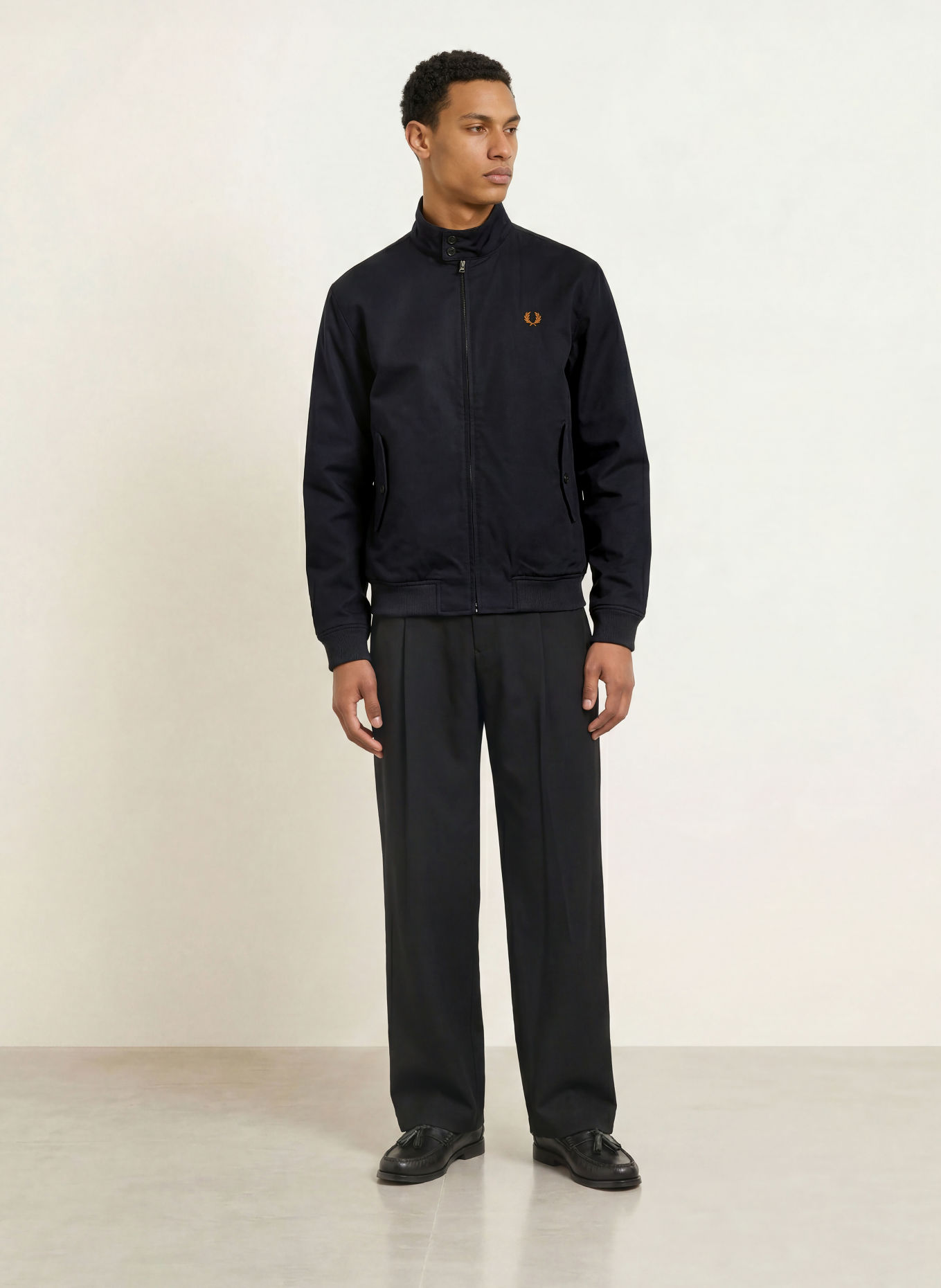 FRED PERRY Blouson: SCHWARZ
