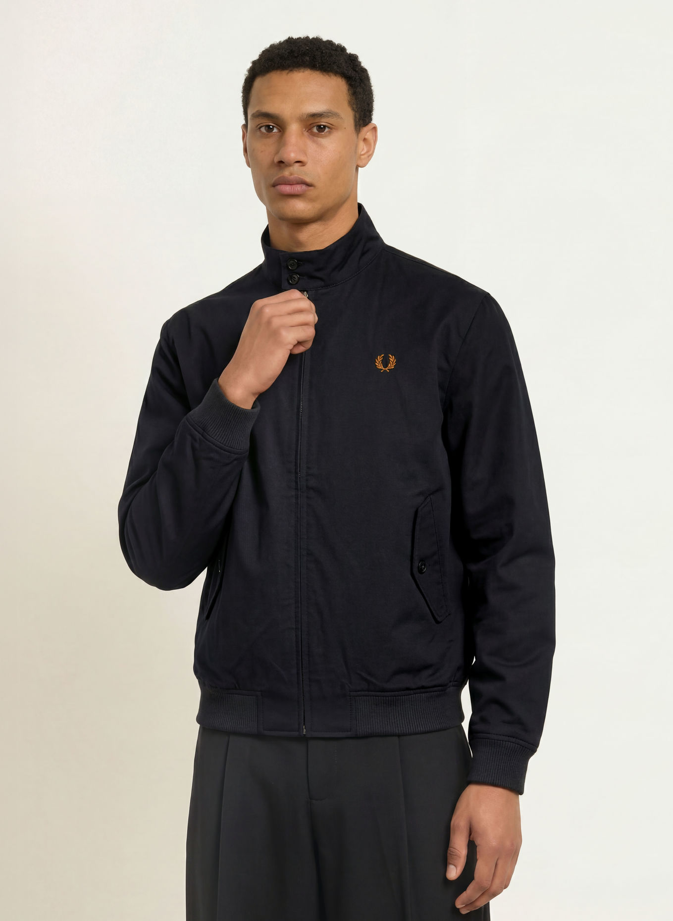 FRED PERRY Blouson: SCHWARZ