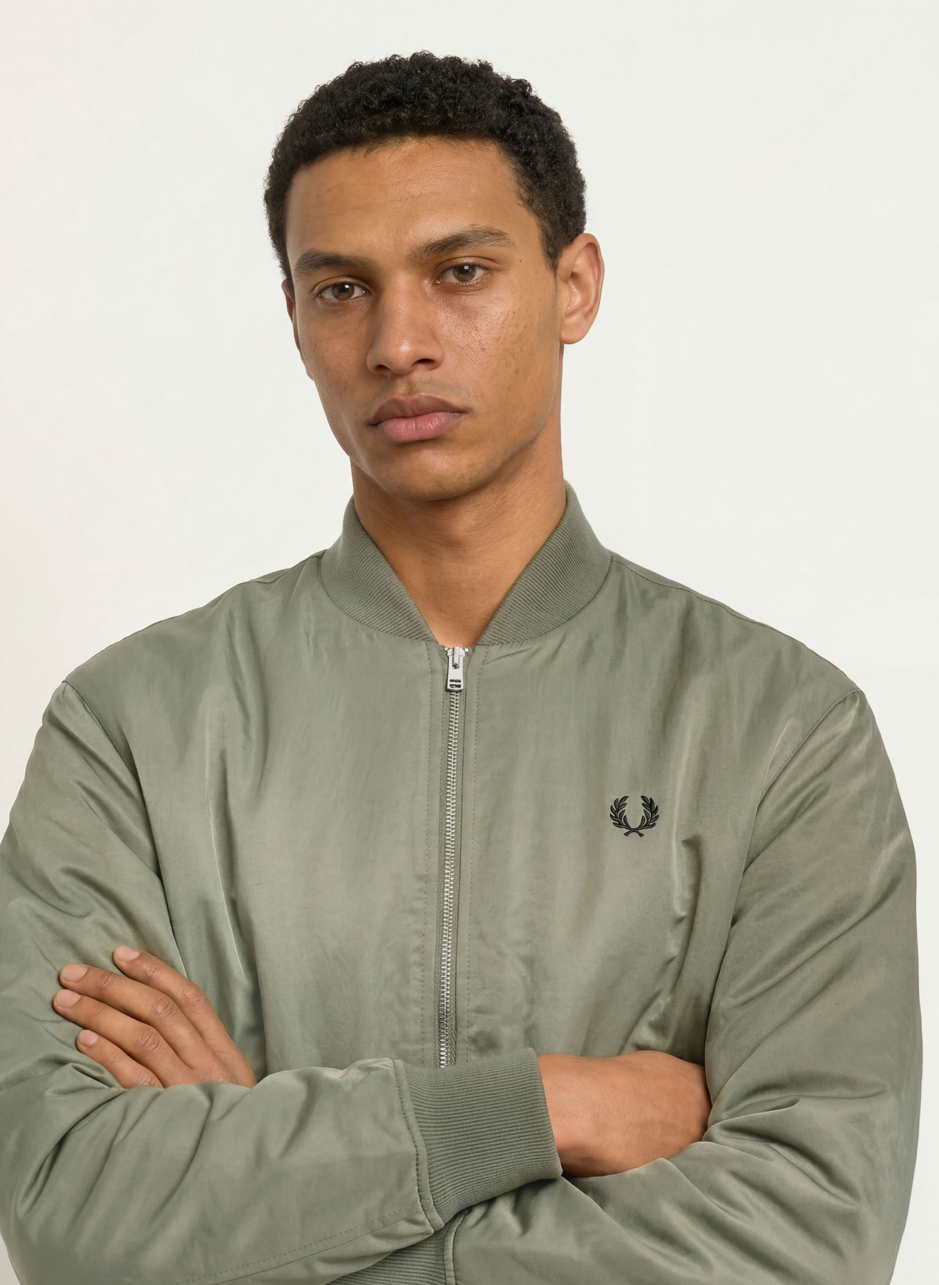 FRED PERRY Blouson: GRÜN