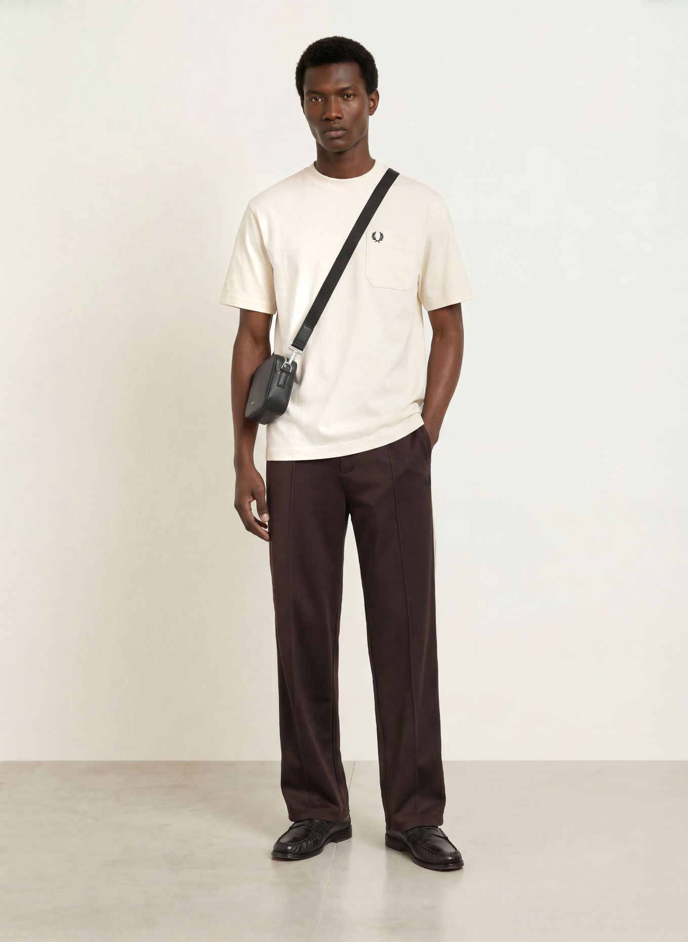 FRED PERRY T-shirt: CRÈME