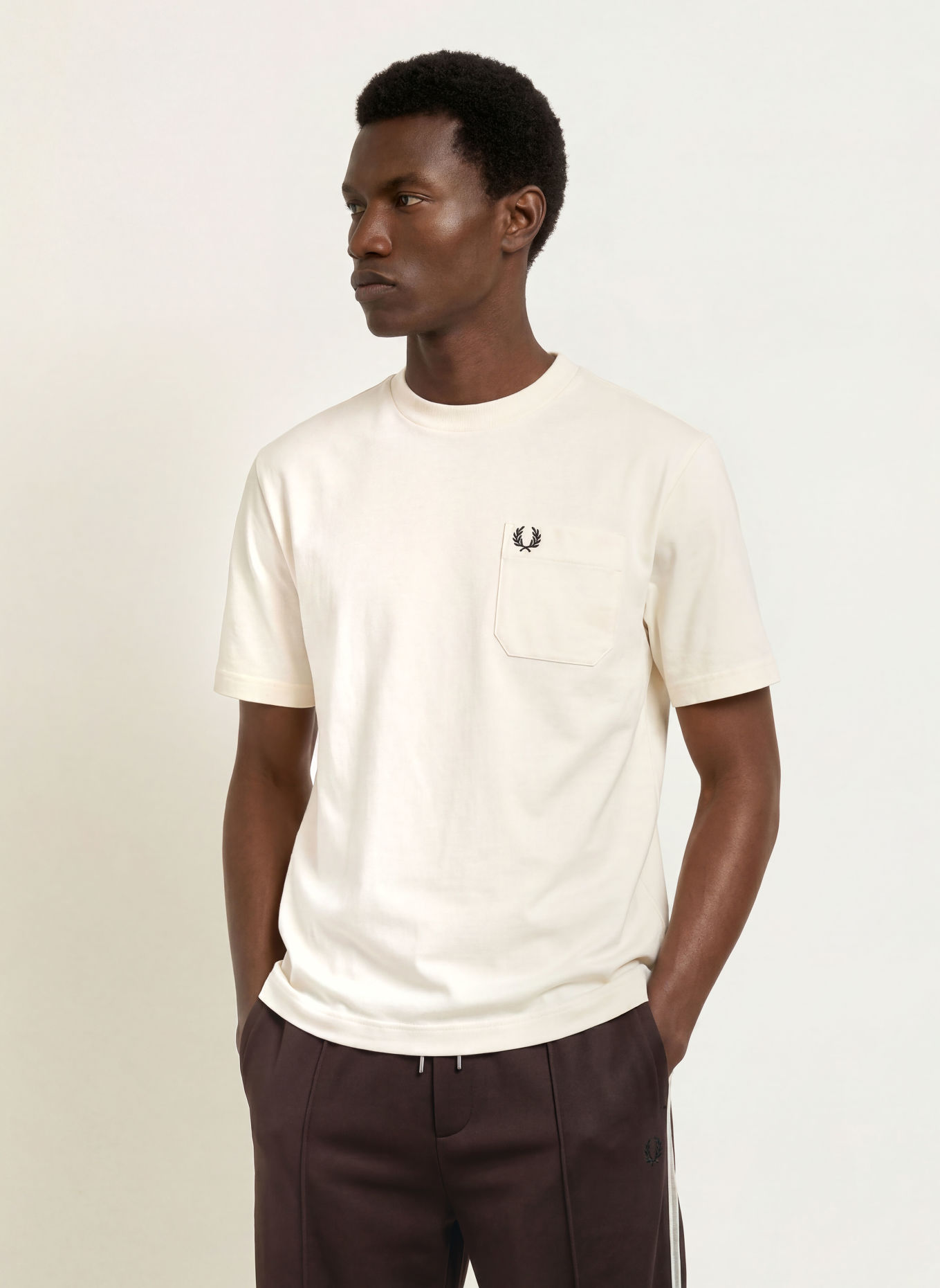 FRED PERRY T-shirt: CRÈME