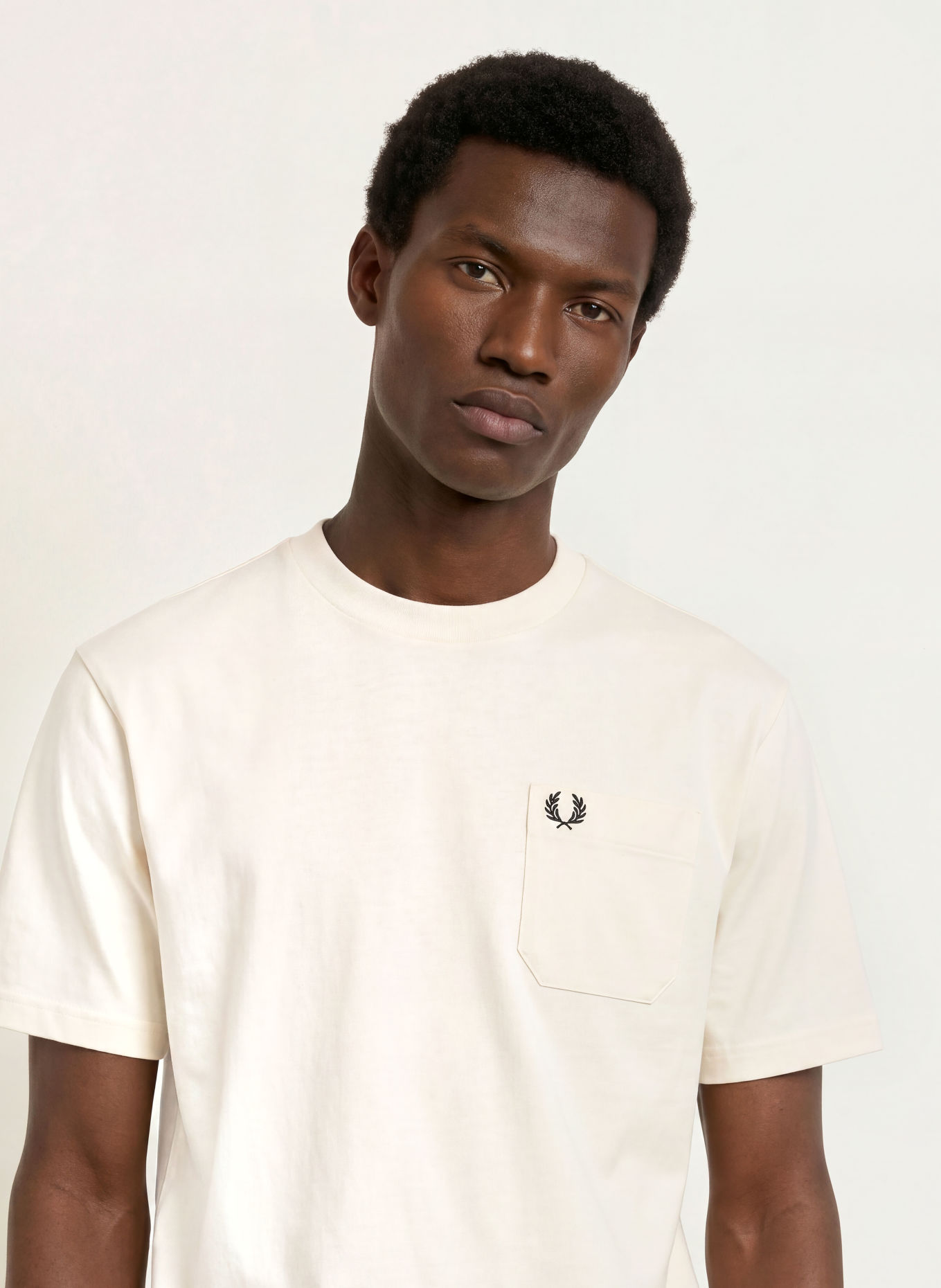 FRED PERRY T-shirt: CRÈME