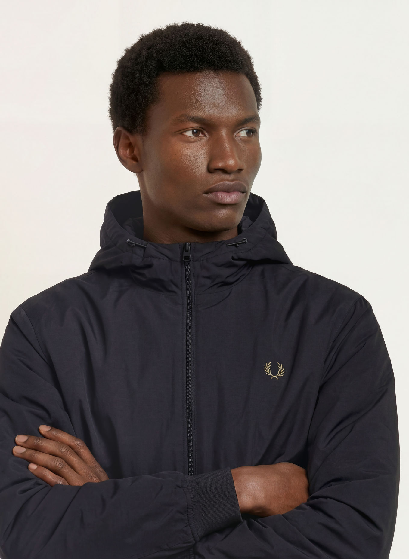 FRED PERRY Jacke: SCHWARZ