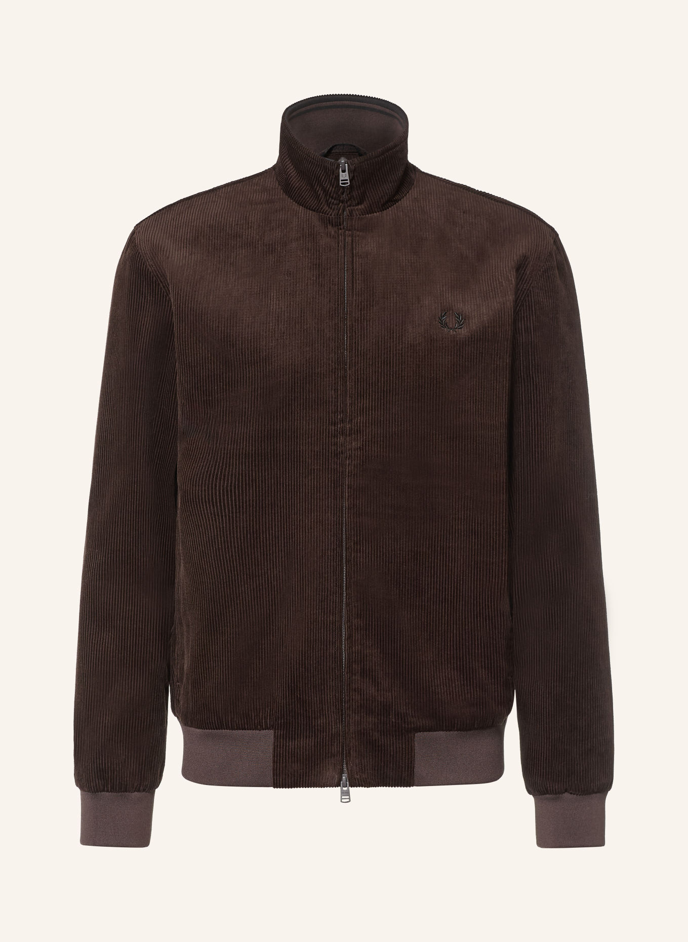 FRED PERRY Cordblouson: DUNKELBRAUN