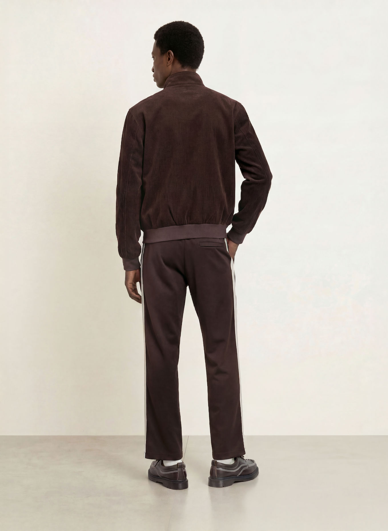 FRED PERRY Cordblouson: DUNKELBRAUN