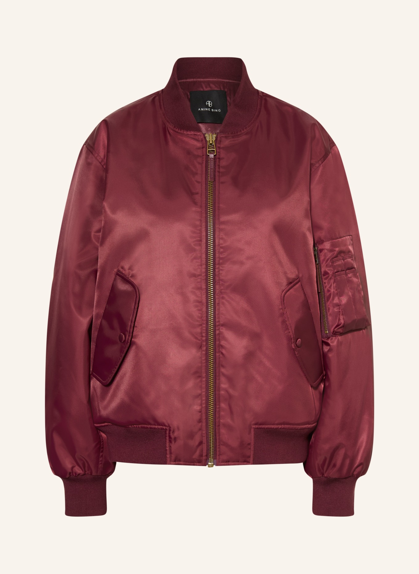 ANINE BING Satinblouson LEON: ALTROSA