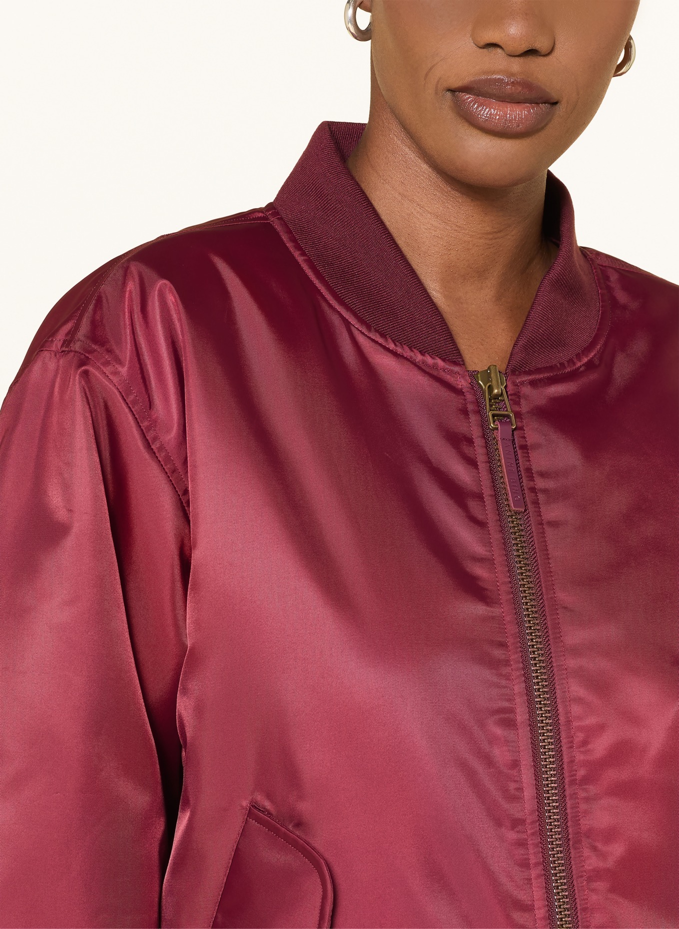 ANINE BING Satinblouson LEON: ALTROSA