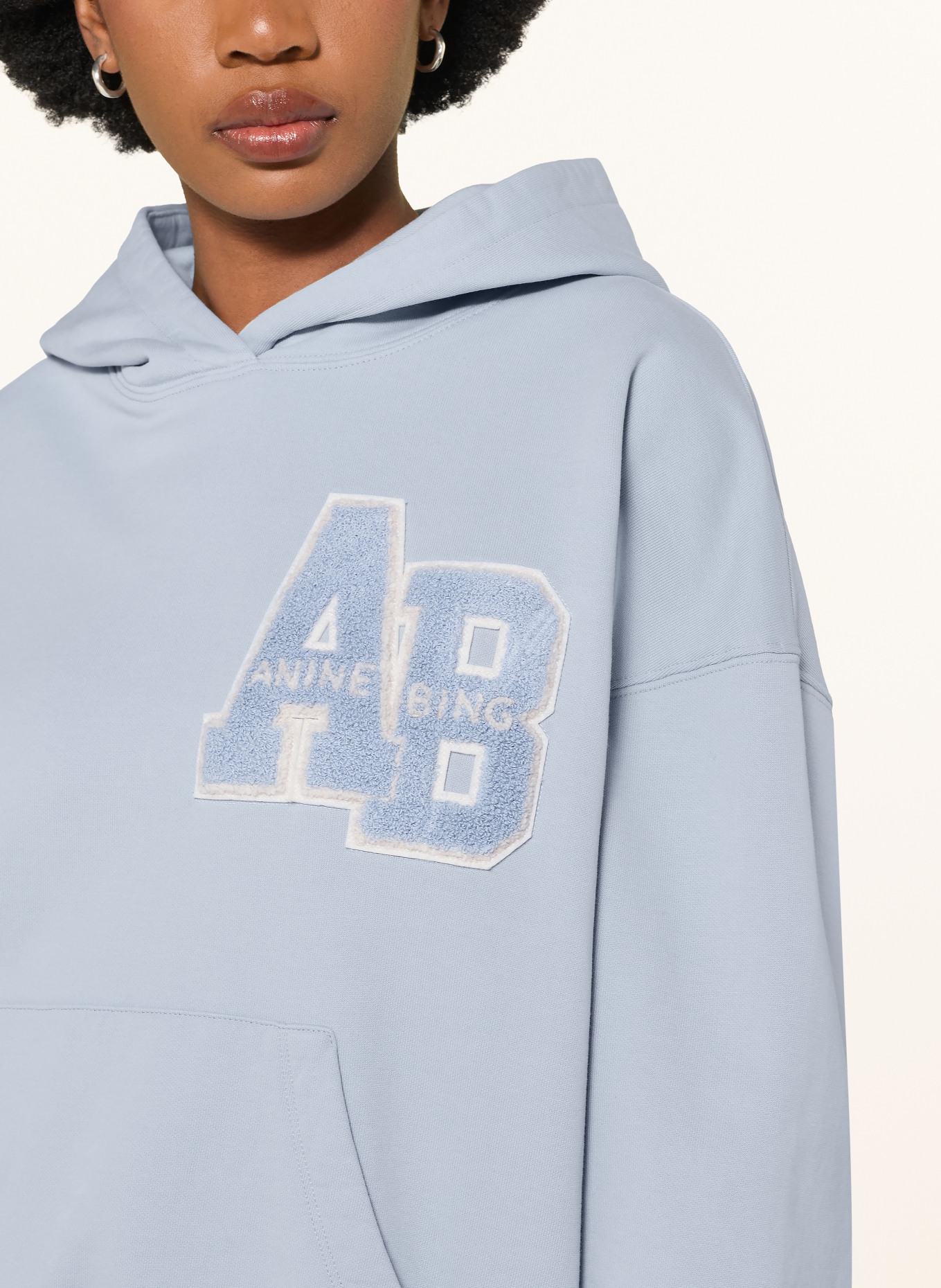 ANINE BING Hoodie HARVEY: HELLBLAU