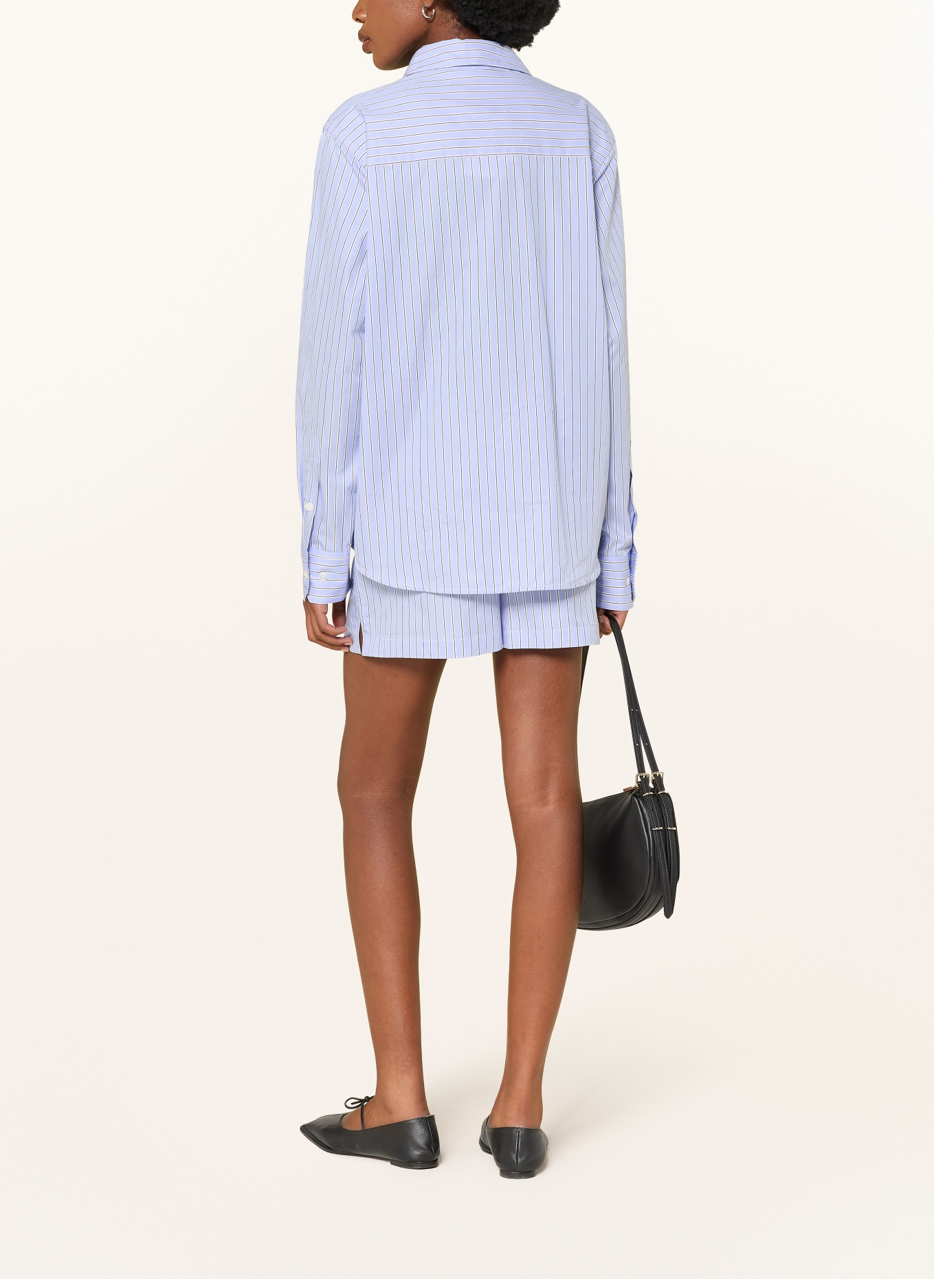 ANINE BING RAMY Shorts: LIGHT BLUE / DARK BLUE / WHITE
