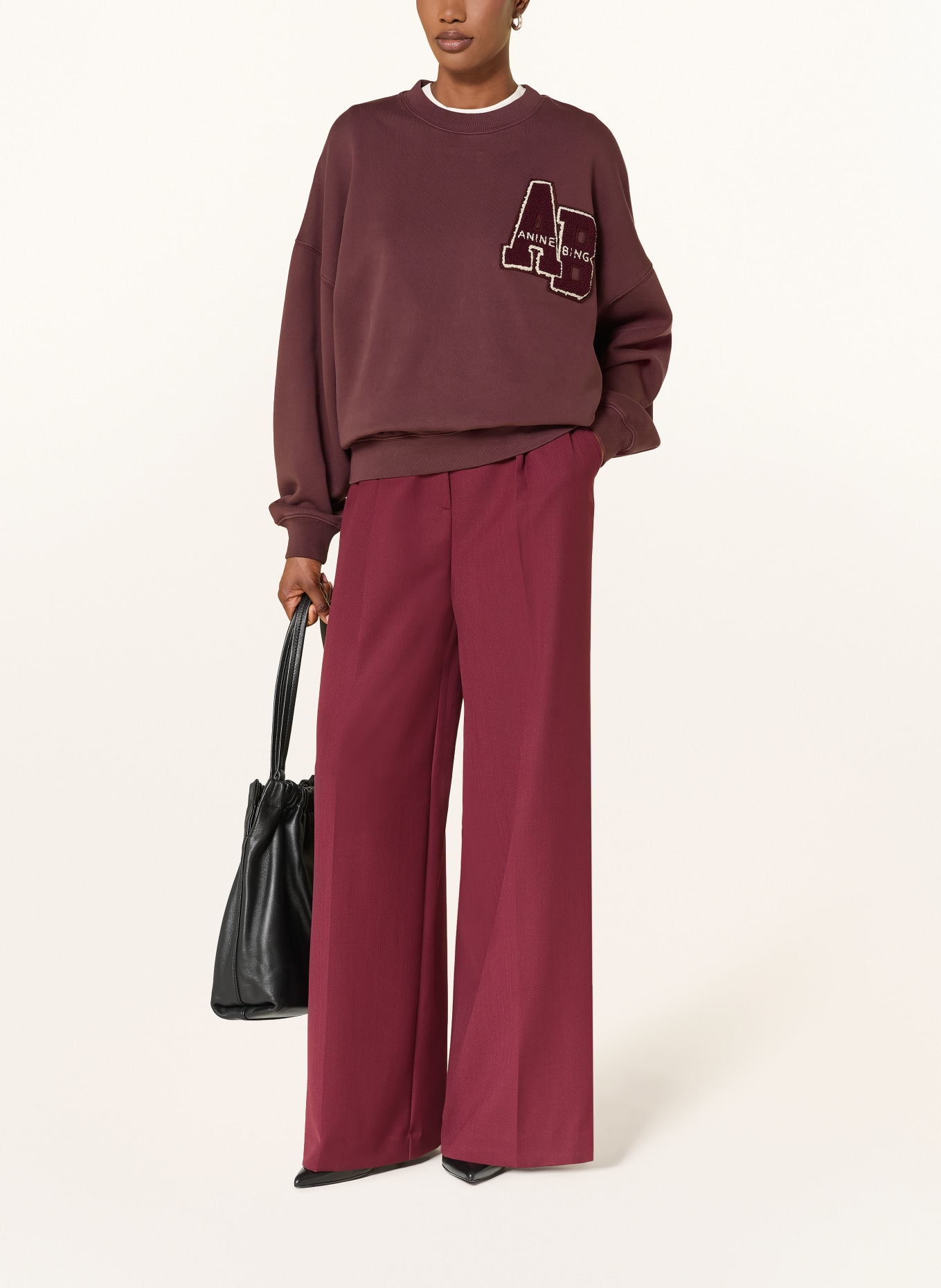 ANINE BING MILES Sweatshirt: DUSKY PINK