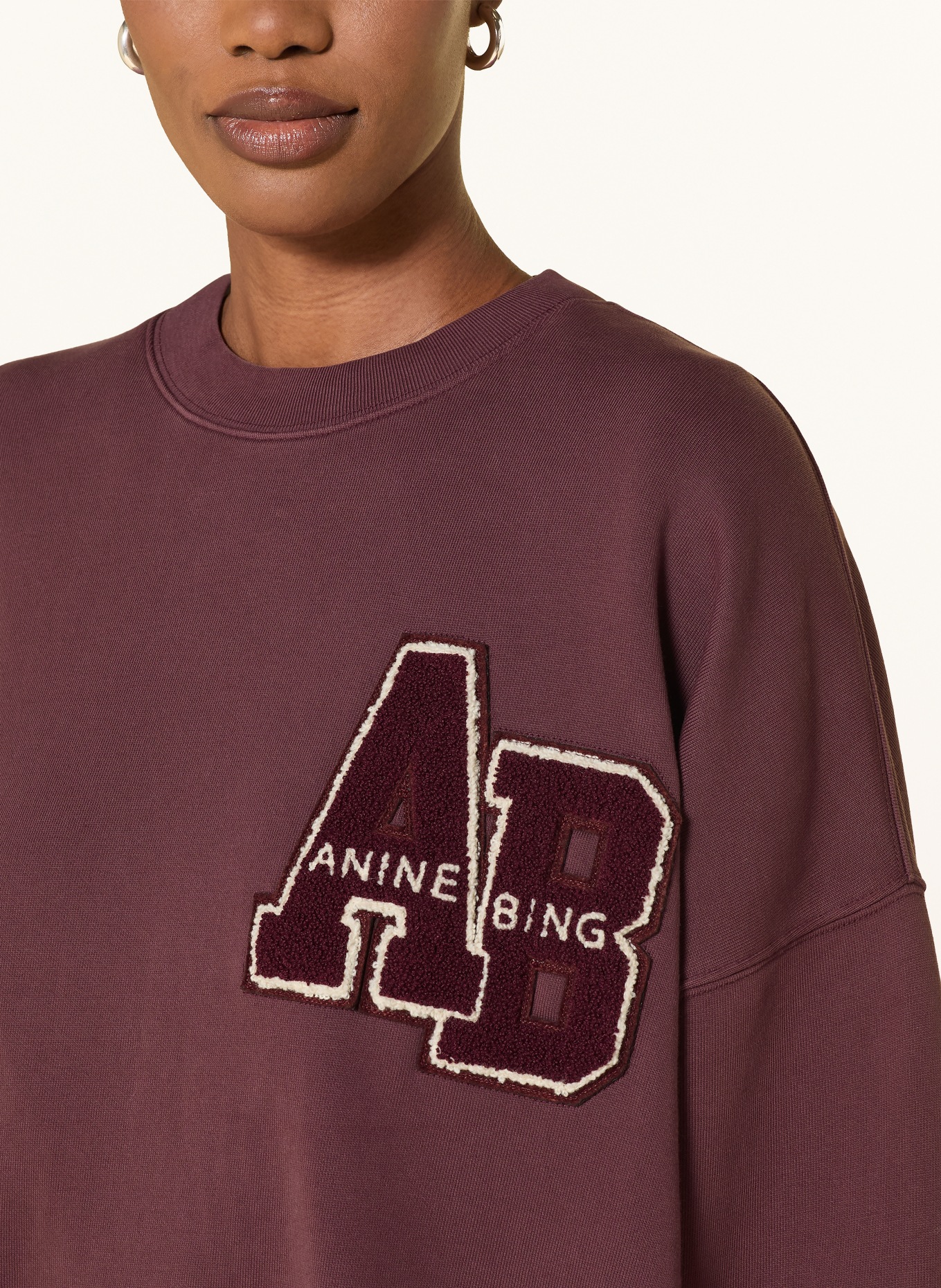 ANINE BING MILES Sweatshirt: DUSKY PINK