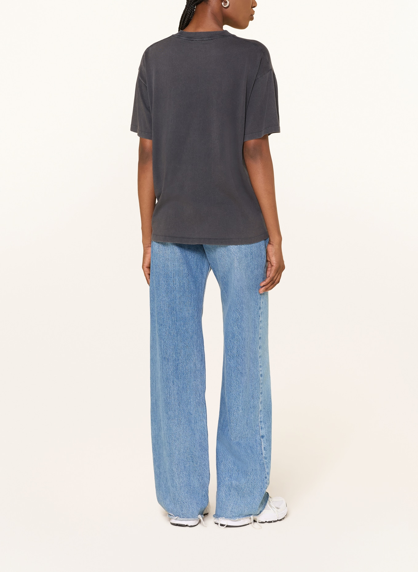 ANINE BING T-Shirt CADE: DUNKELGRAU