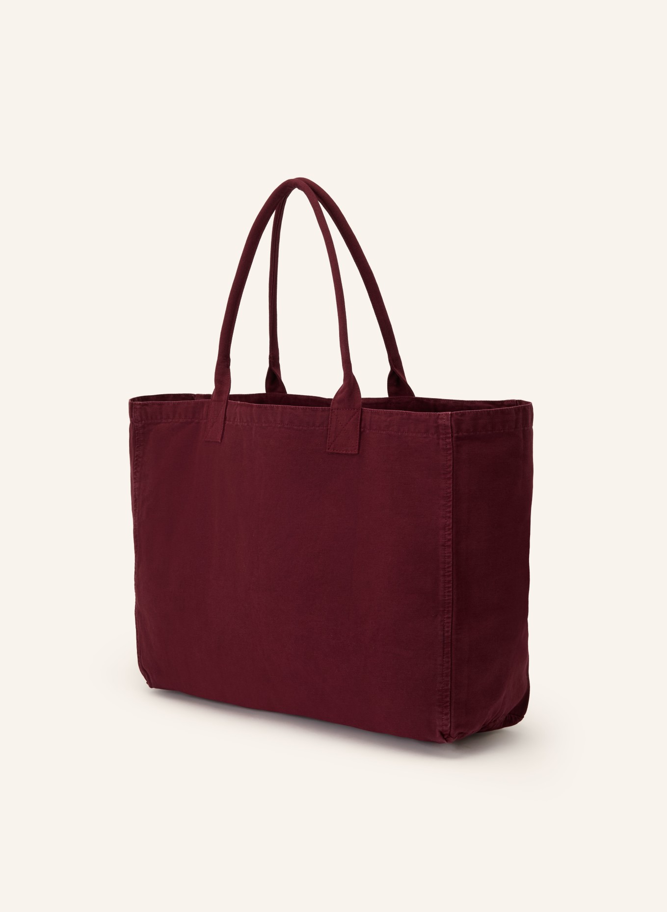 ANINE BING Shopper: DUNKELROT / WEISS