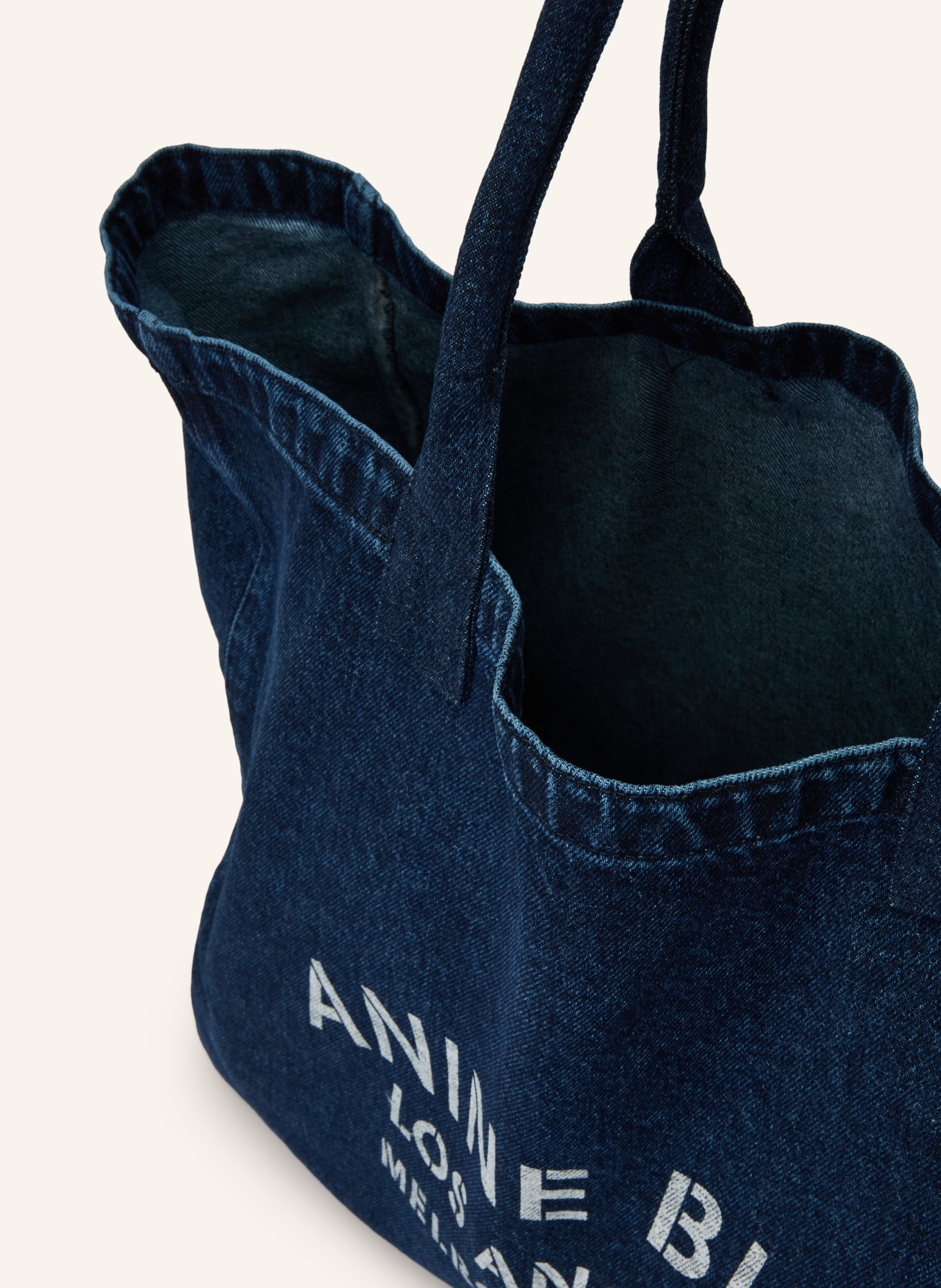 ANINE BING Shopper LEO: DUNKELBLAU