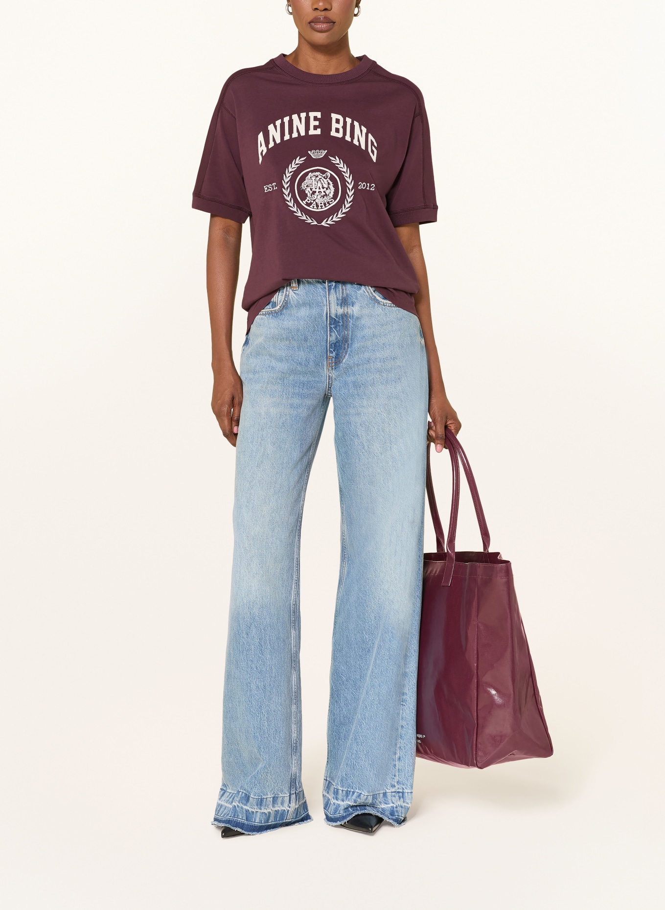 ANINE BING T-shirt JAYLIN: GAMMALROSA
