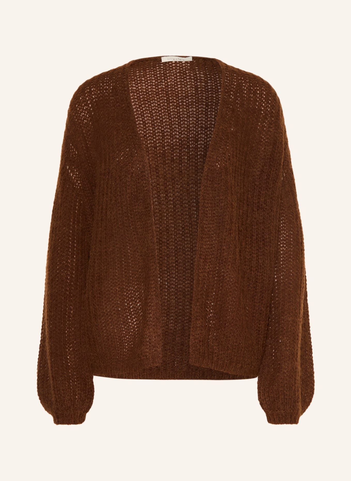 lilienfels Strickhülle mit Alpaka: DUNKELBRAUN