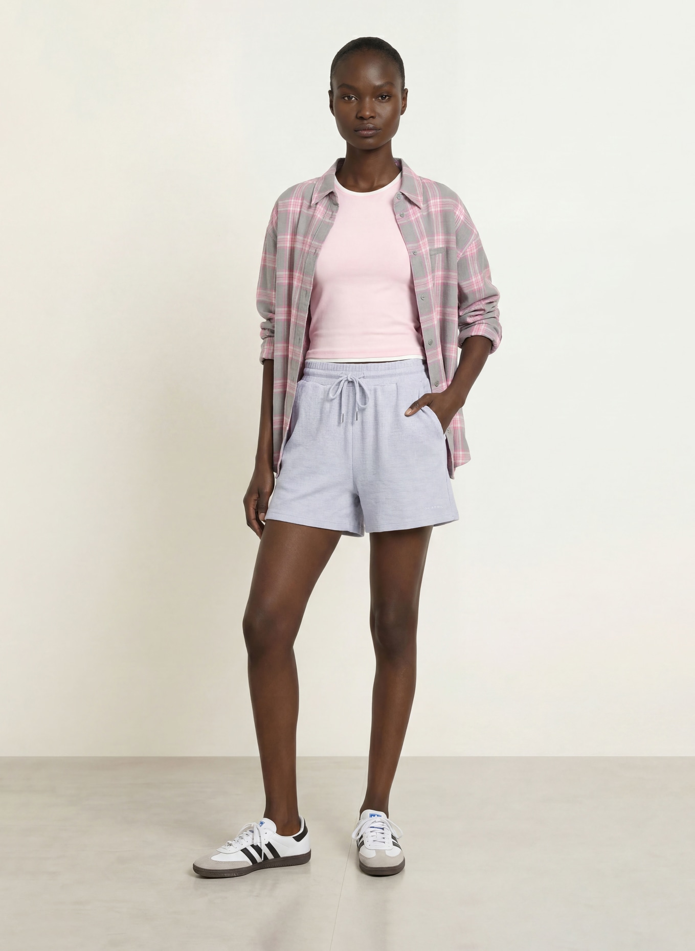 OH APRIL ELOW Shorts: GRAY